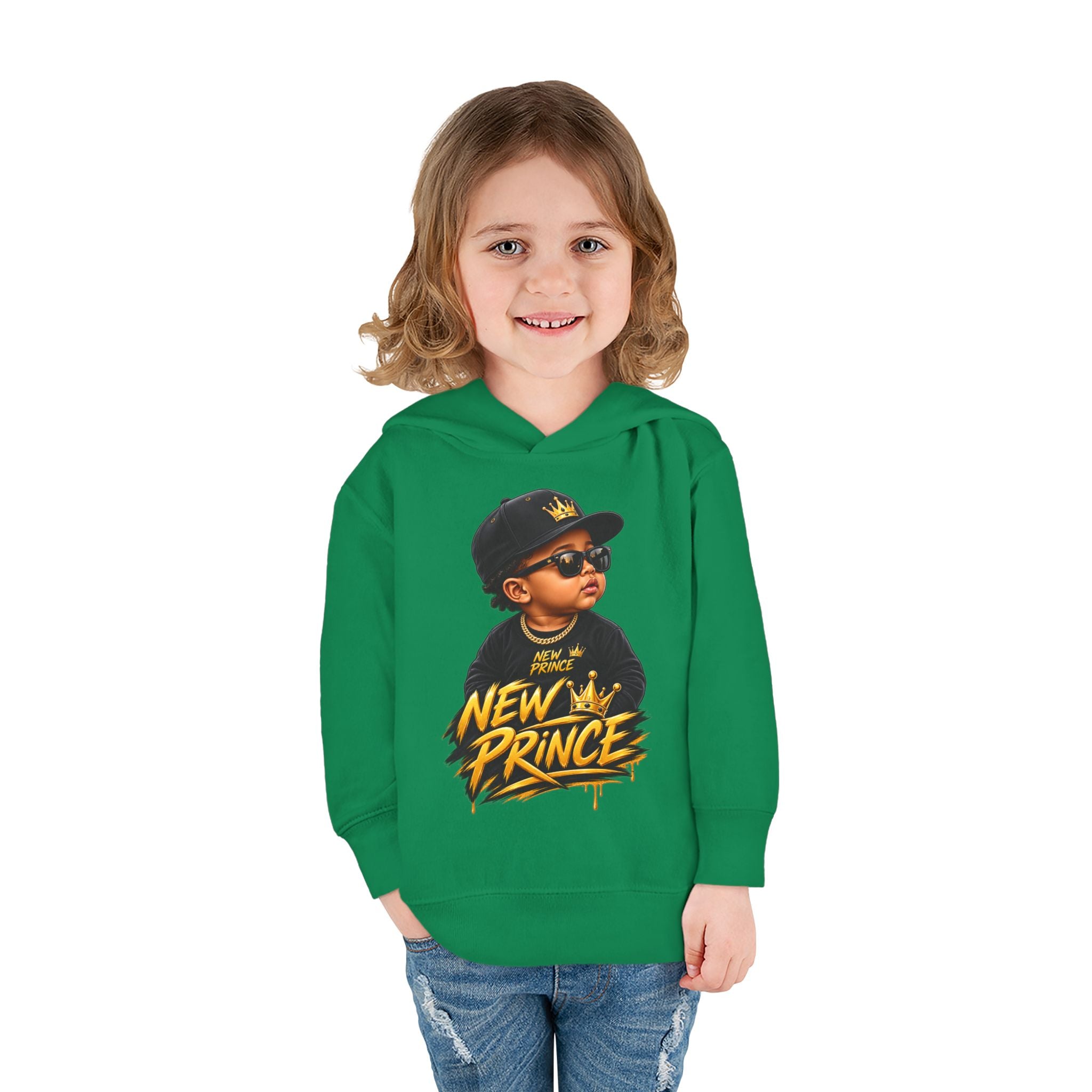 New Prince Toddler Pullover Fleece Hoodie