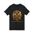 Unisex Short V-Neck Tee — front view