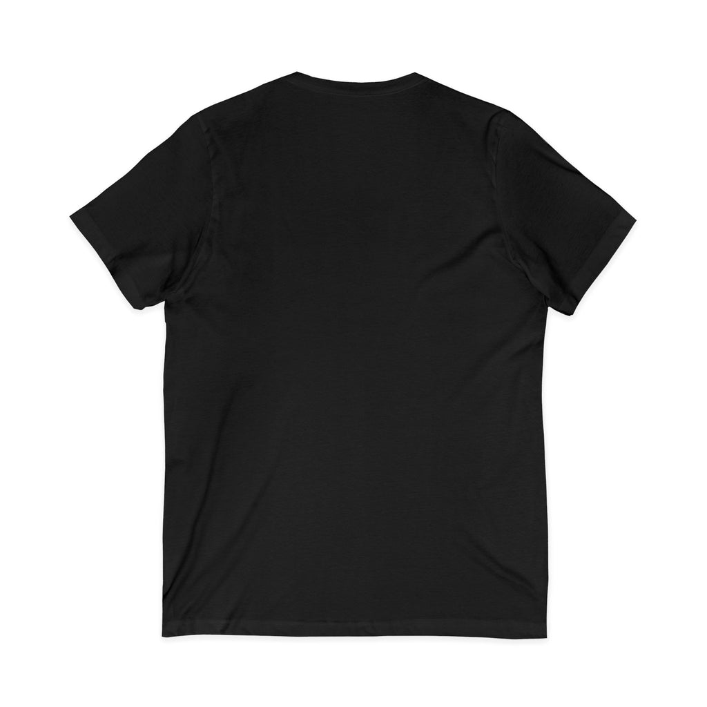 Unisex Short V-Neck Tee — side view