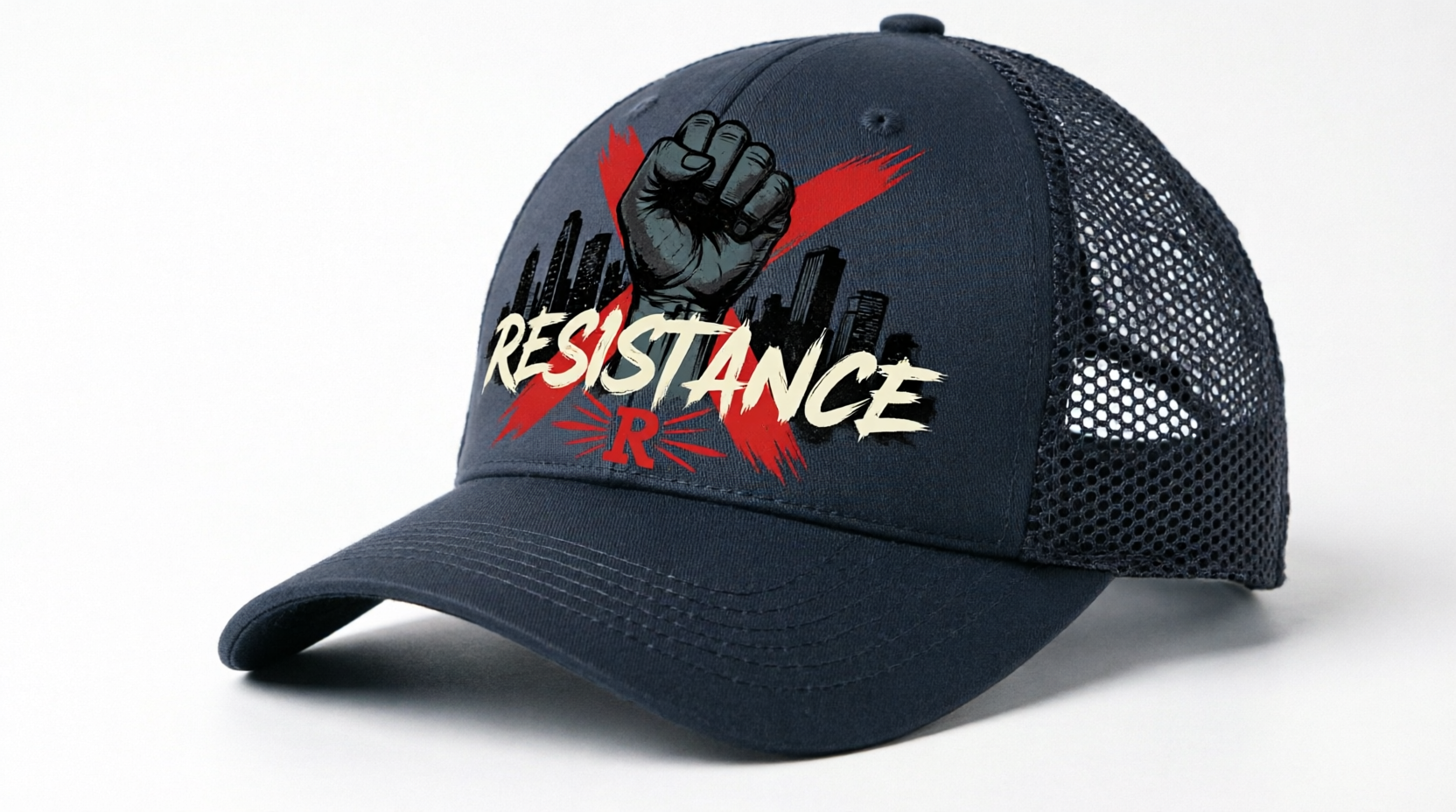 Resistance Fist Cap — back view