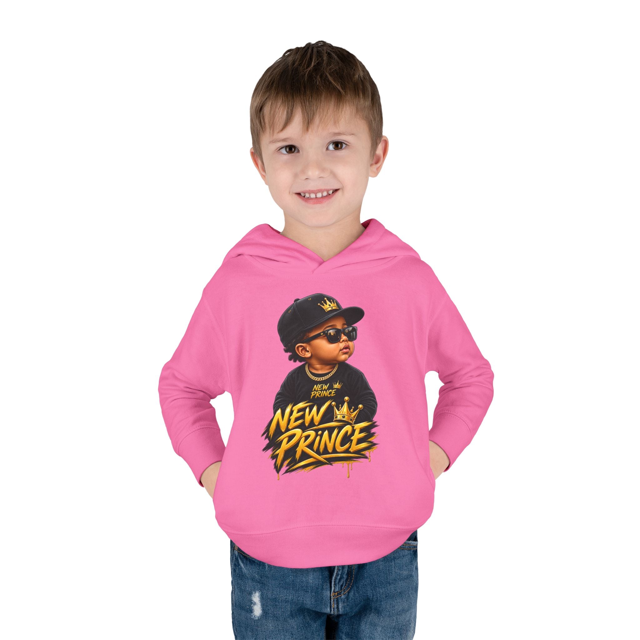 New Prince Toddler Pullover Fleece Hoodie