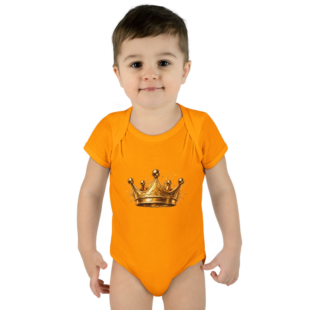 New Prince Baby Bodysuit — Infant Rib Onesie