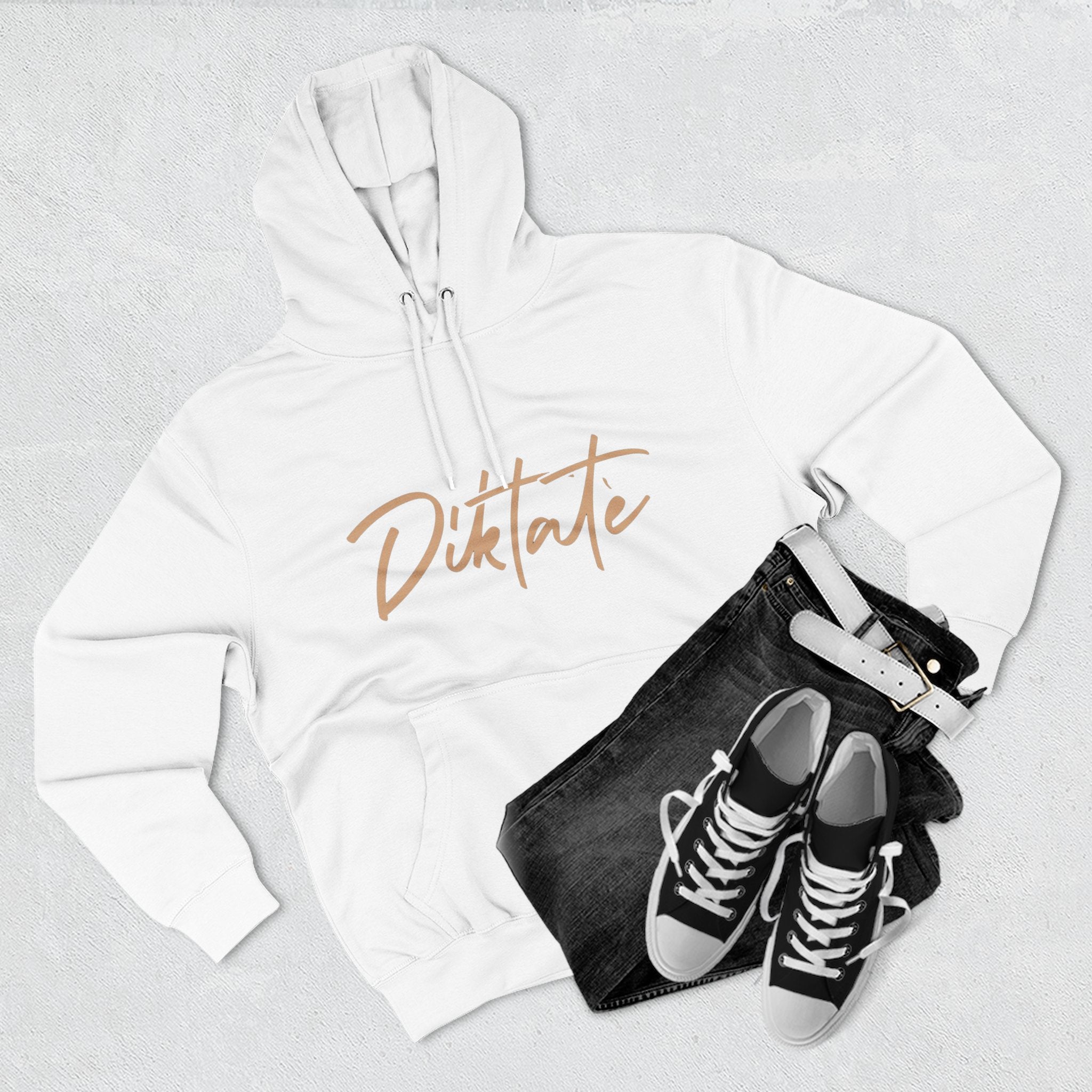 Three-Panel Fleece Hoodie — styled photo 2