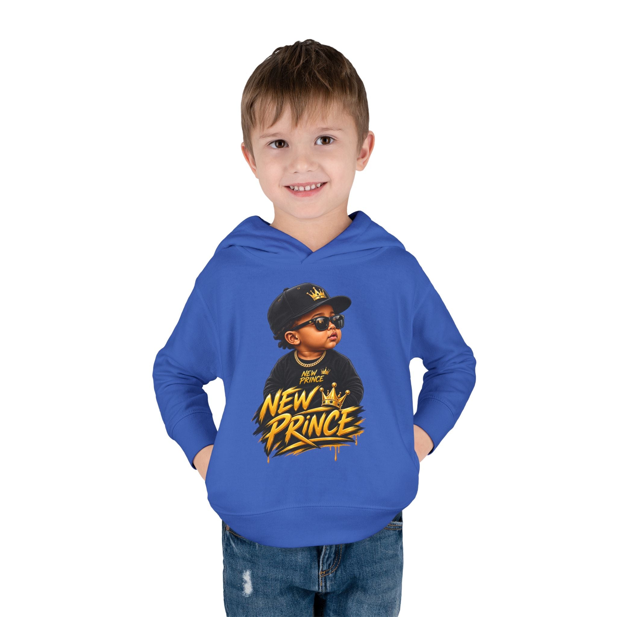 New Prince Toddler Pullover Fleece Hoodie