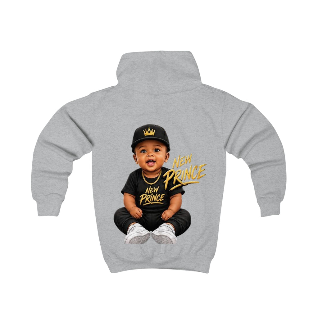 New Prince Kids Hoodie - Cute Crowned Baby Graphic Sweatshirt for Toddlers