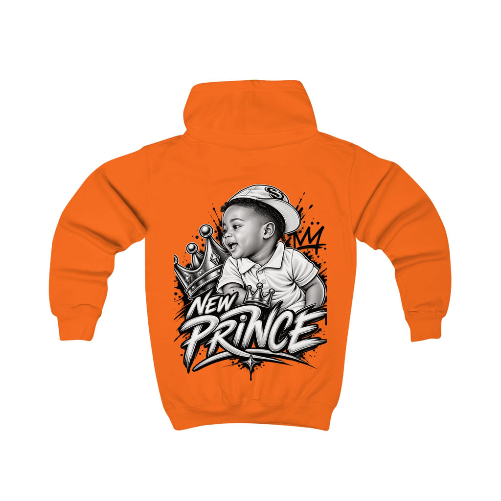 Kids Hoodie - 'New Prince' Crowned Baby Graphic Pullover for Toddlers