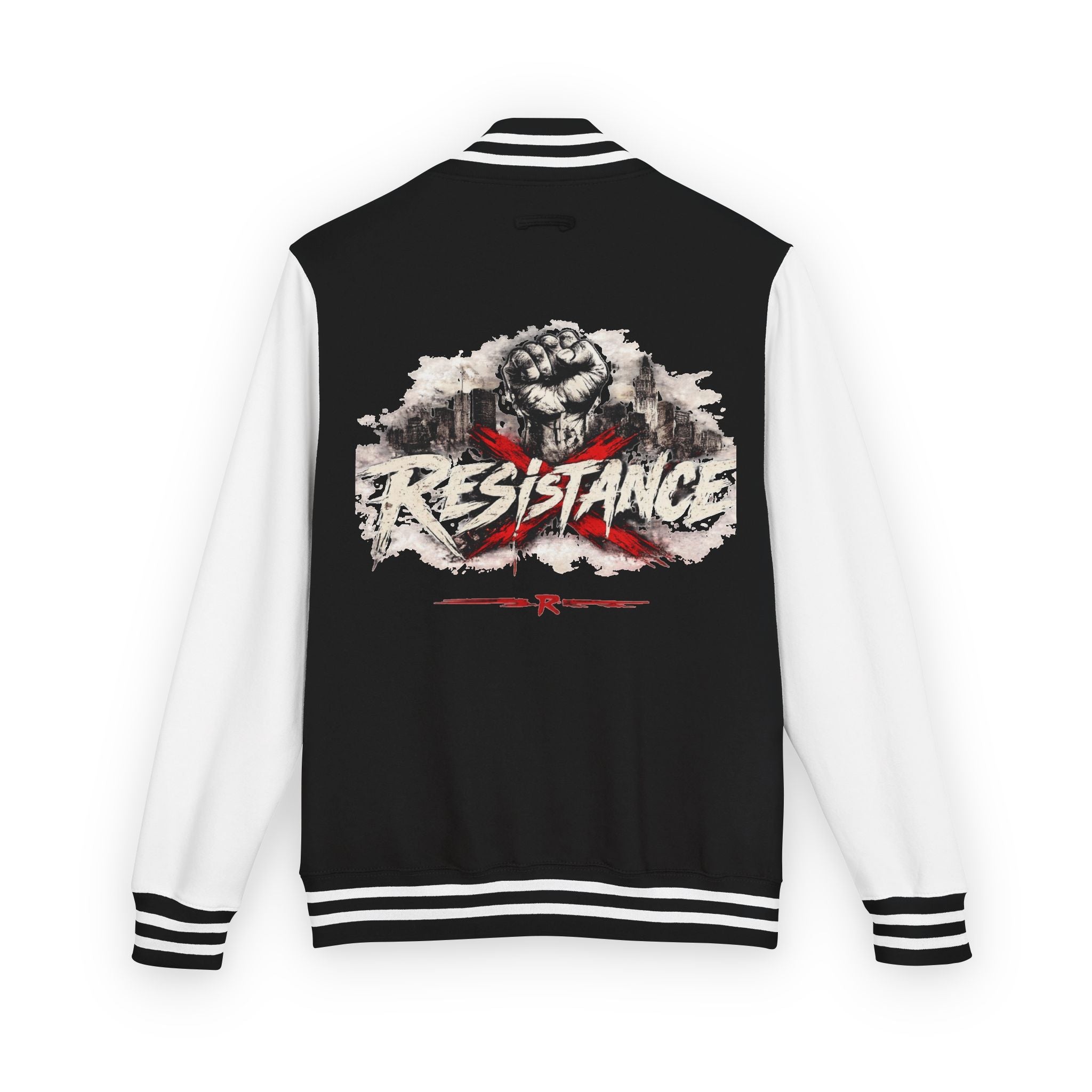 Resistance Varsity Jacket — front view