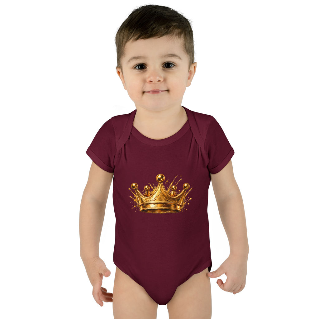 New Prince Baby Bodysuit — Infant Rib Onesie