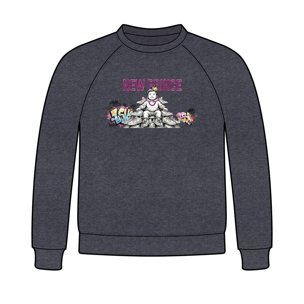 New Prince Youth Crewneck Sweatshirt — styled photo 3