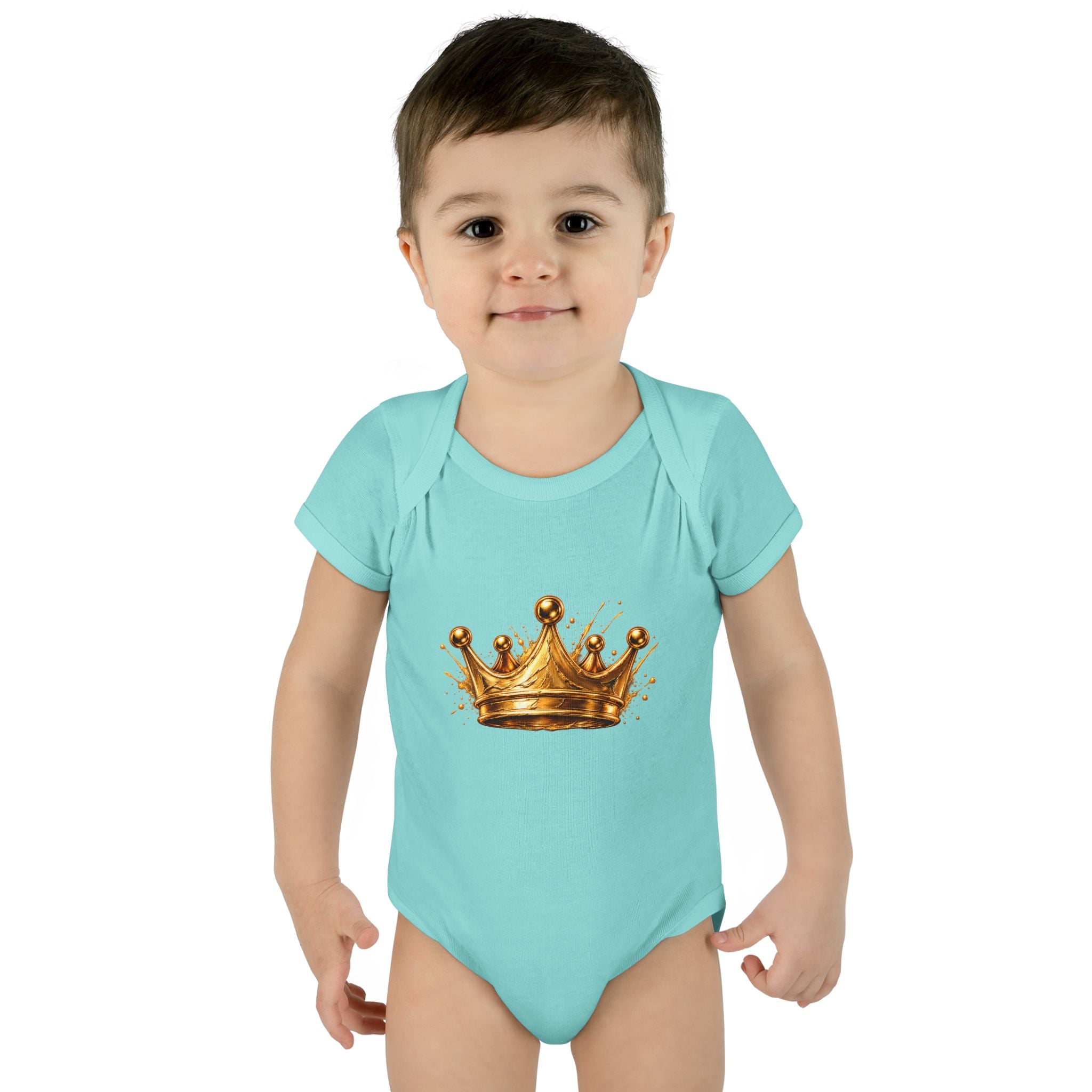 New Prince Baby Bodysuit — Infant Rib Onesie