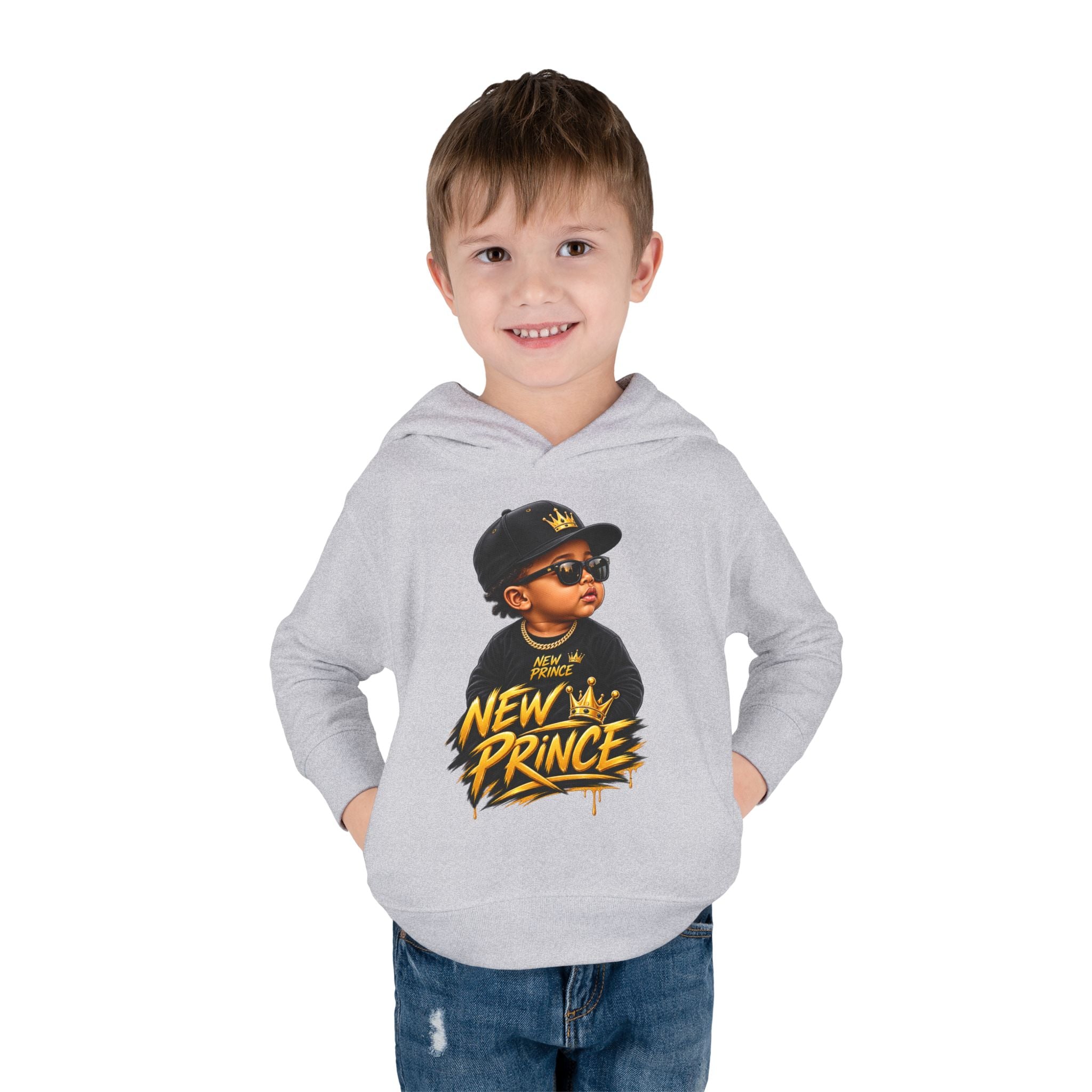 New Prince Toddler Pullover Fleece Hoodie