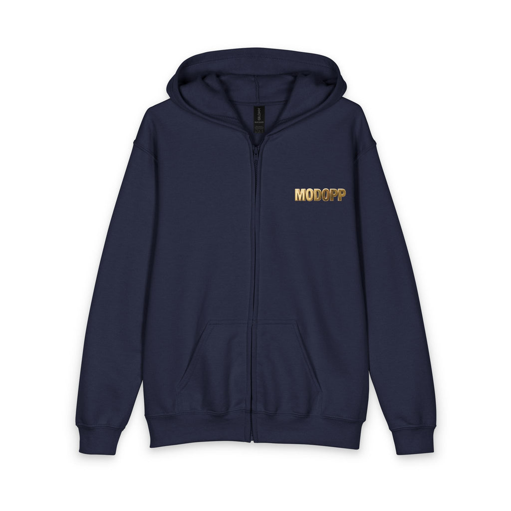 Youth Zip Hoodie — Liberty, back view
