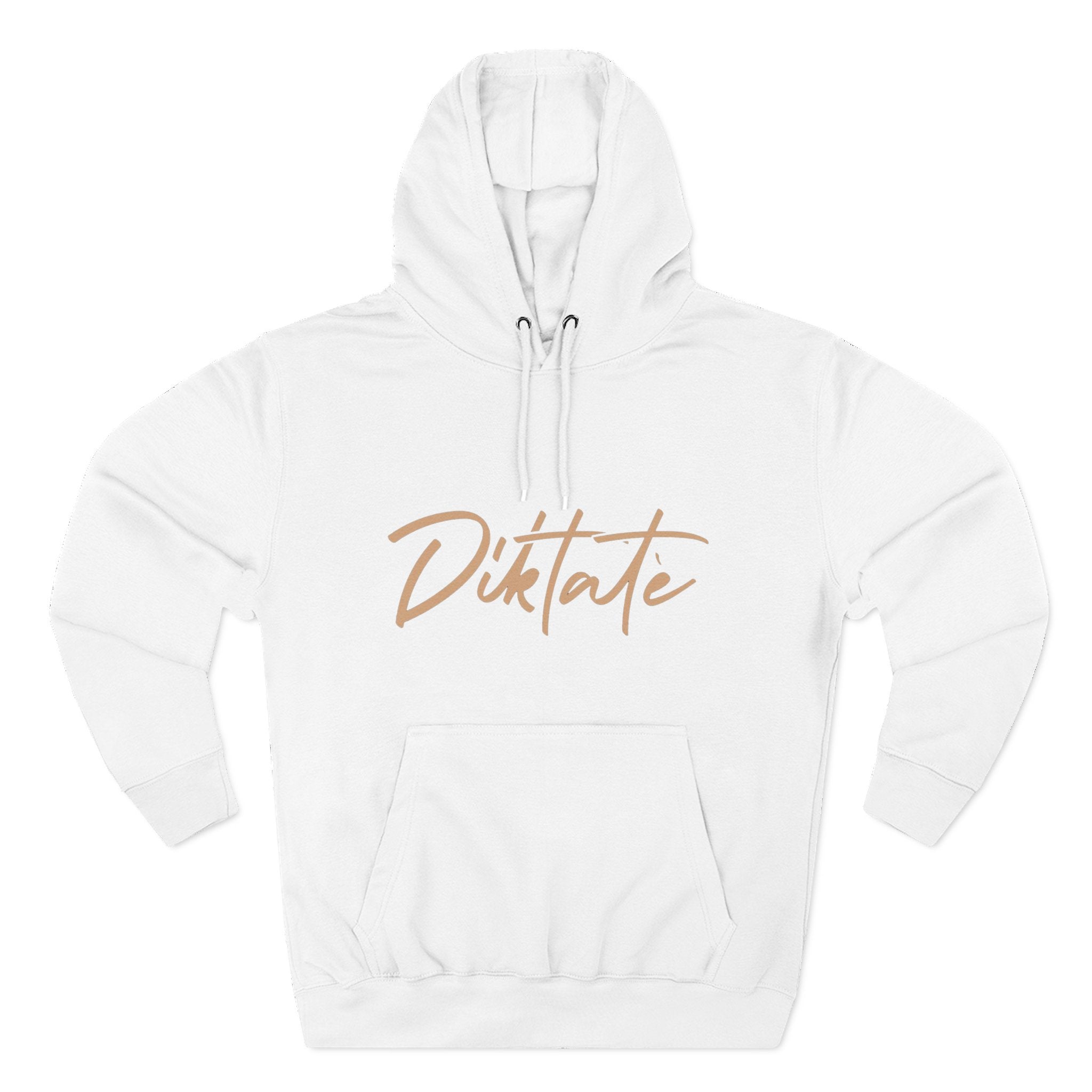Three-Panel Fleece Hoodie — back view