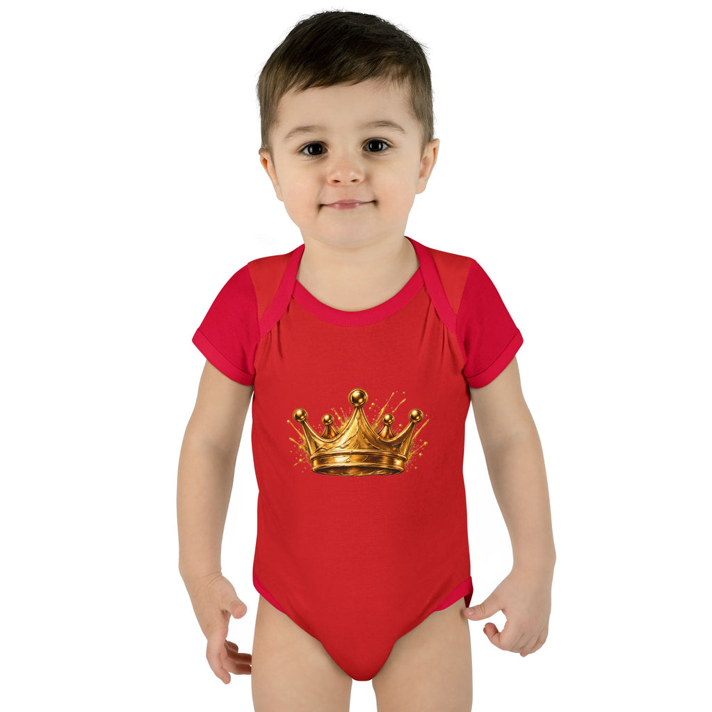 New Prince Baby Bodysuit — Infant Rib Onesie