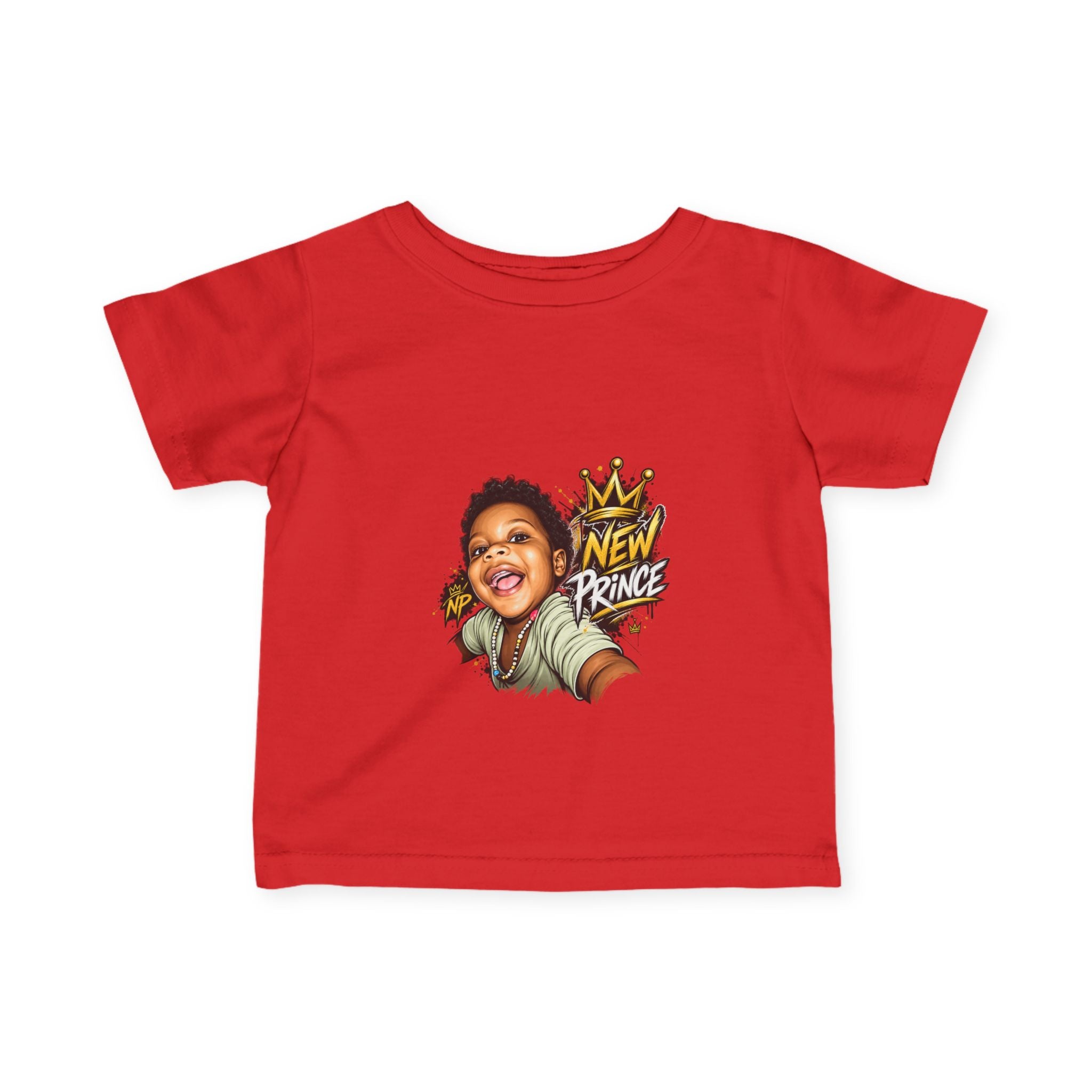 New Prince Baby Tee — Infant Graphic Shirt, front view