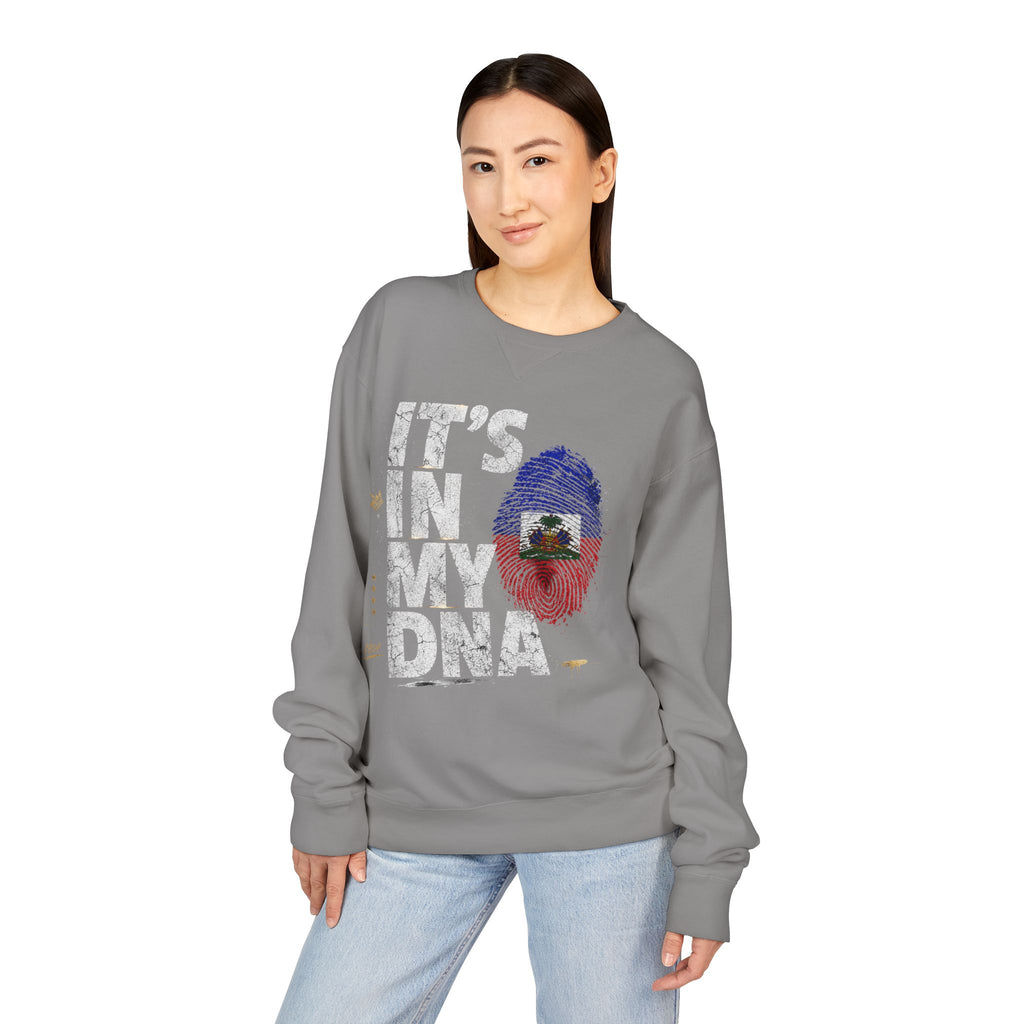 My DNA 1804 Haitian Flag Crewneck — styled photo 13