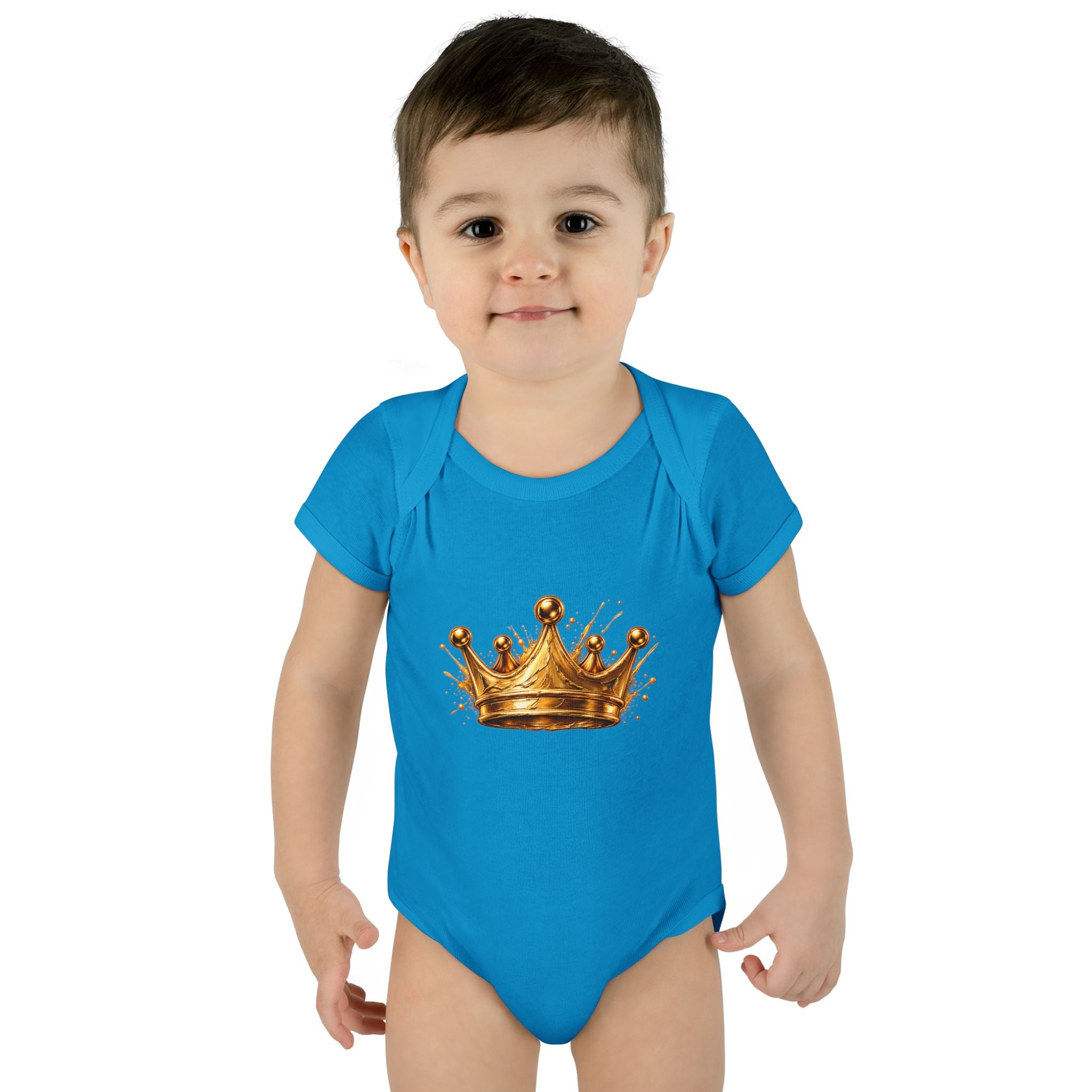 New Prince Baby Bodysuit — Infant Rib Onesie