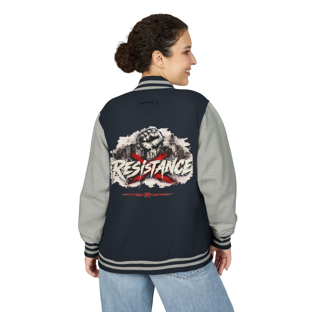 Resistance Varsity Jacket — styled photo, view 23