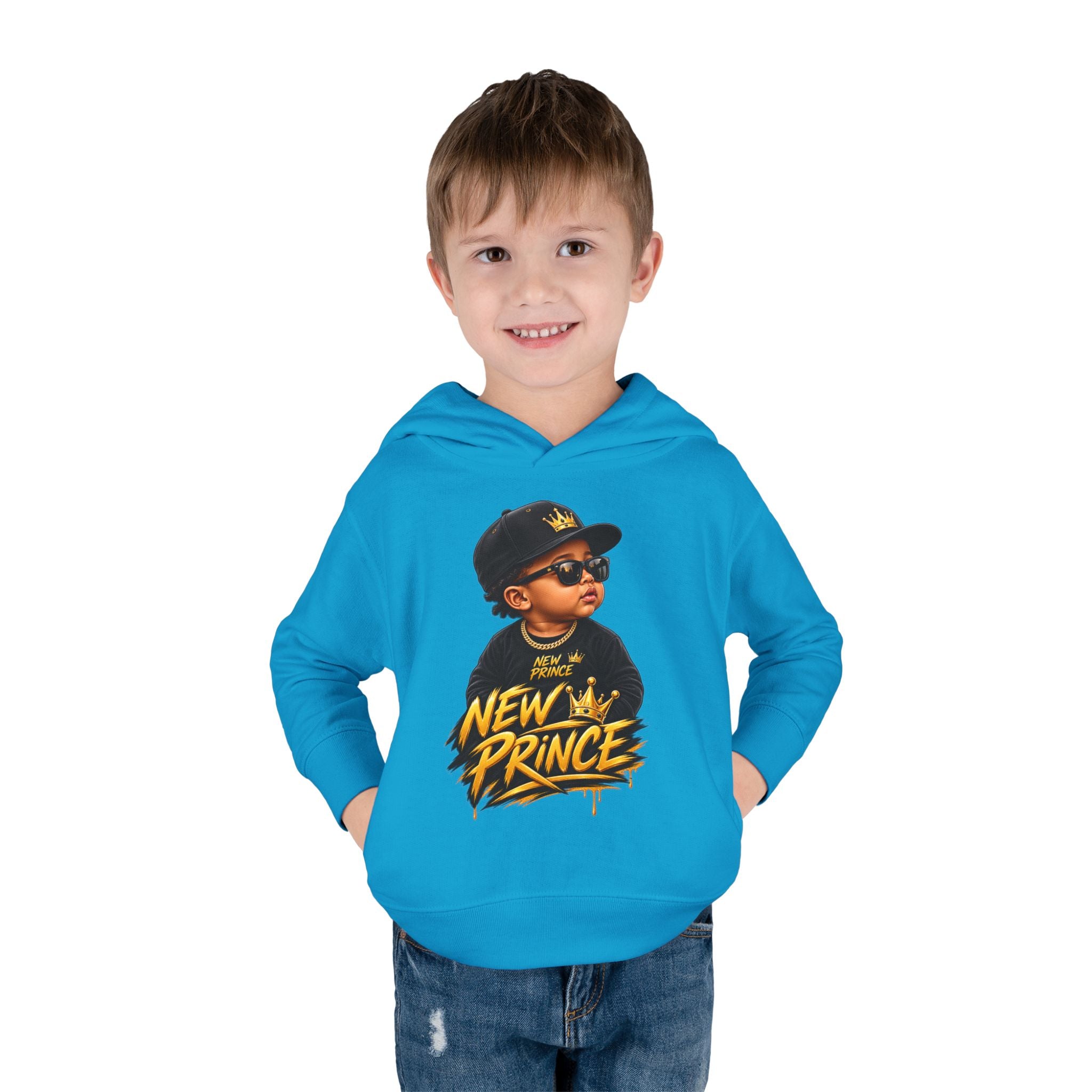 New Prince Toddler Pullover Fleece Hoodie