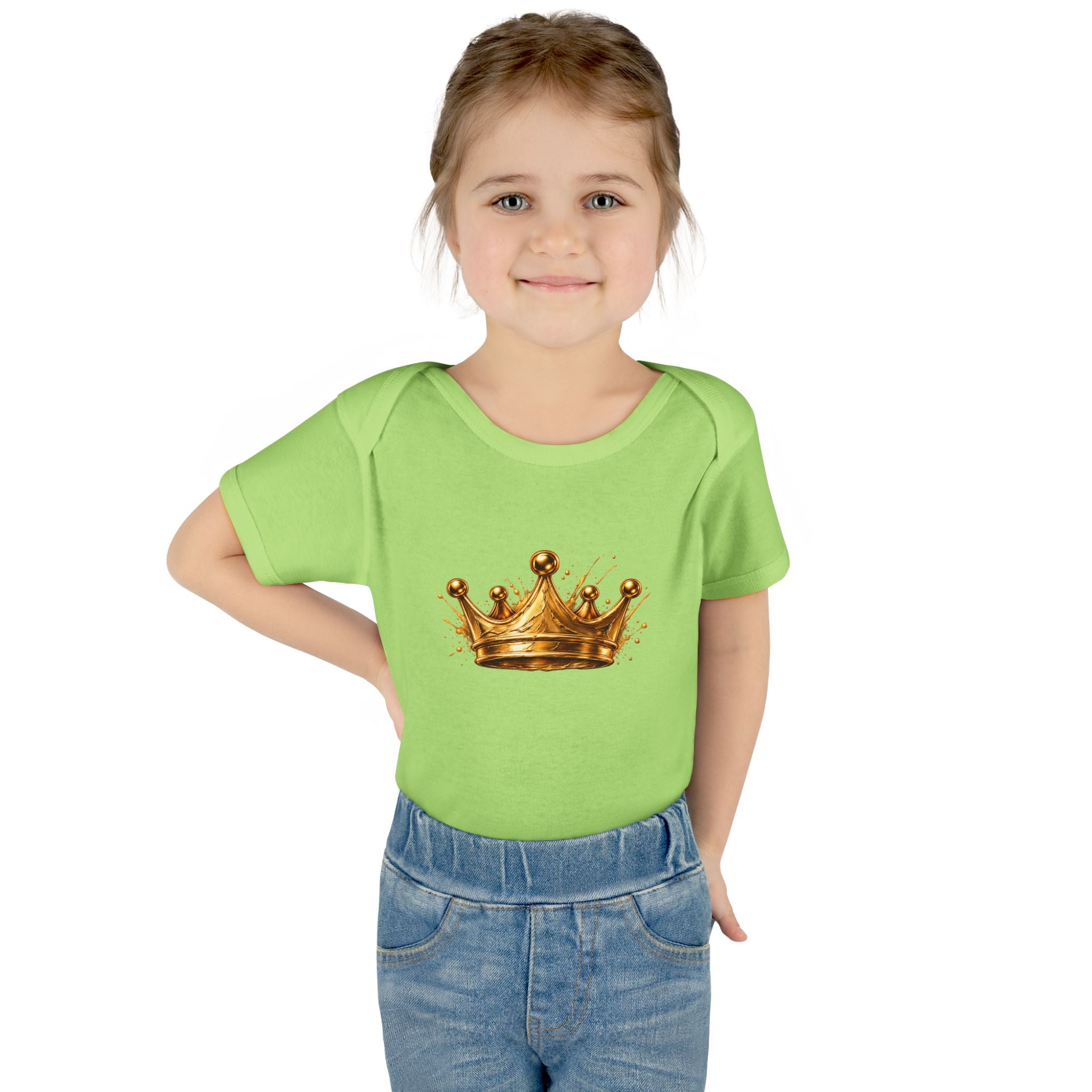 New Prince Baby Bodysuit — Infant Rib Onesie