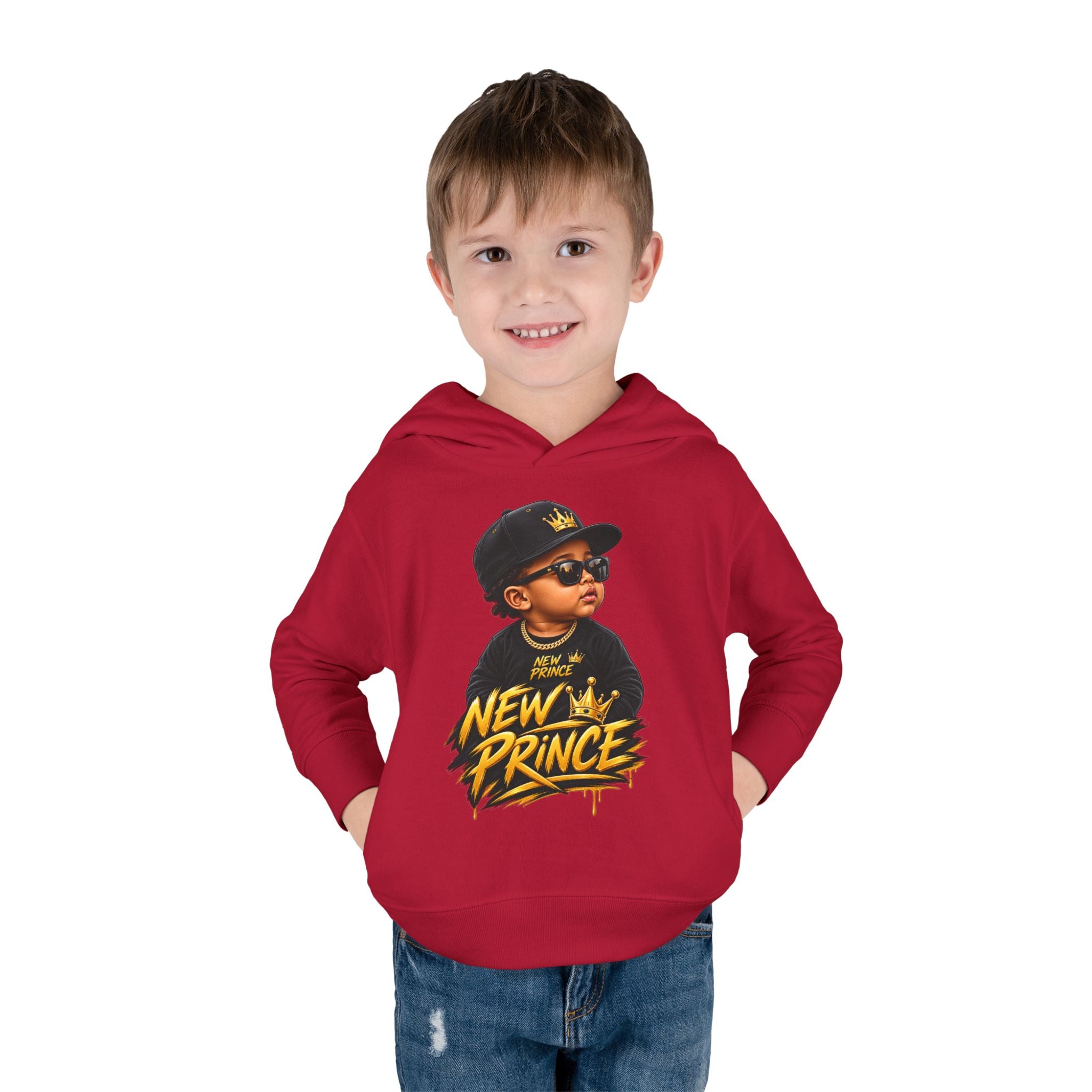 New Prince Toddler Pullover Fleece Hoodie