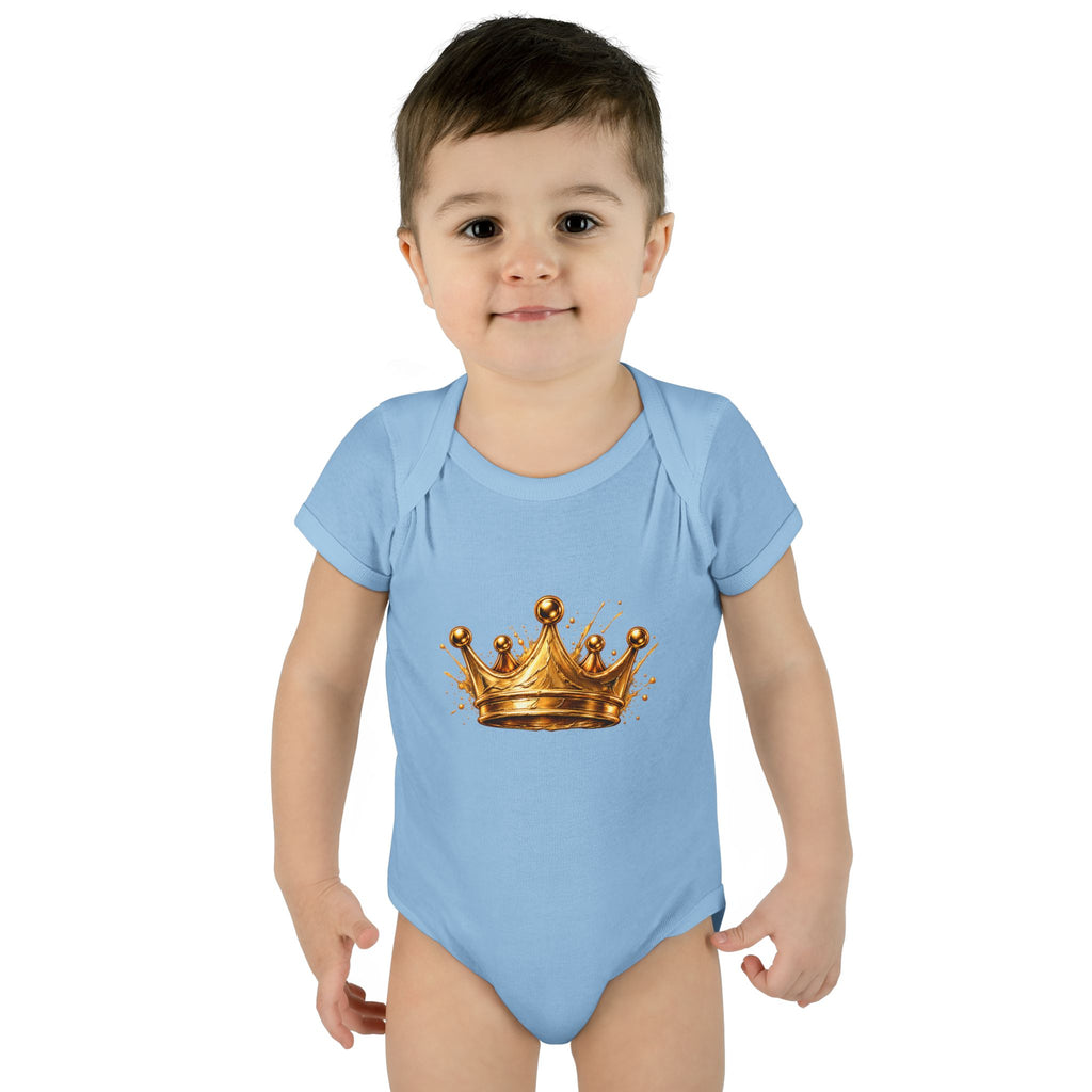 New Prince Baby Bodysuit — Infant Rib Onesie