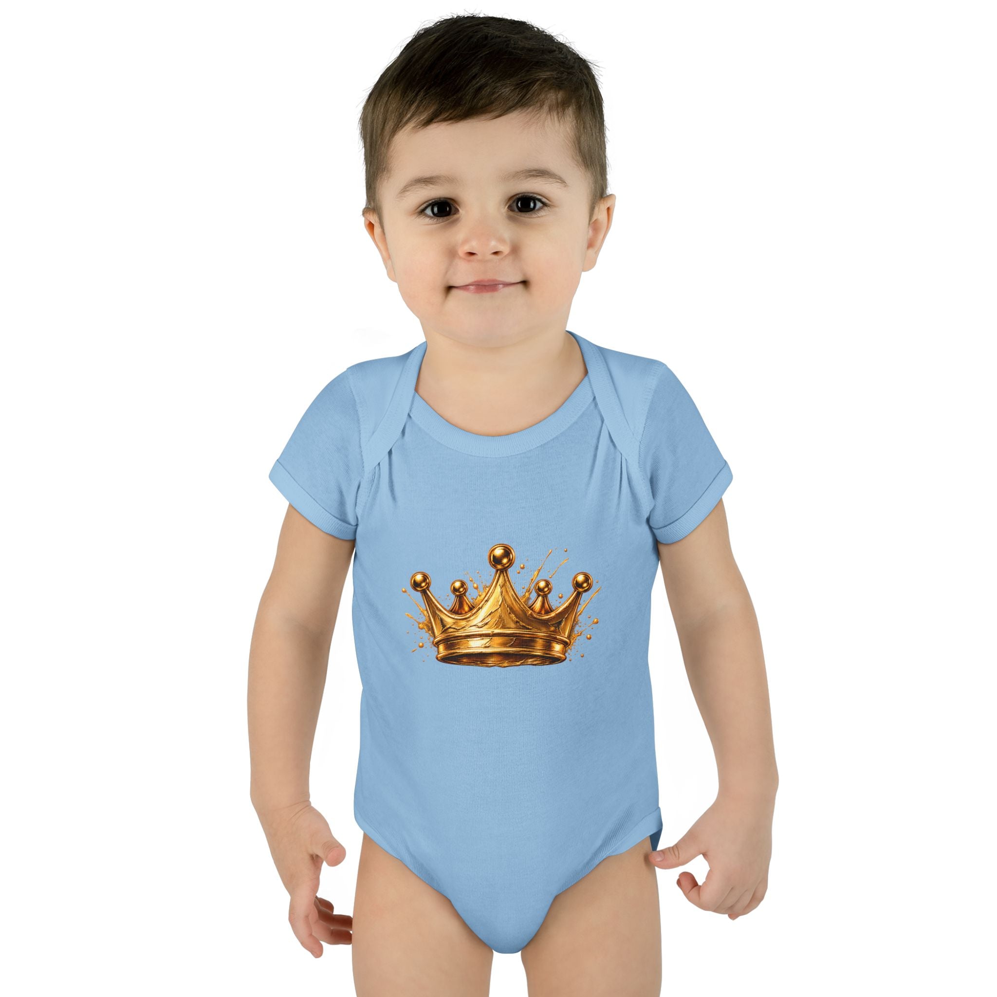 New Prince Baby Bodysuit — Infant Rib Onesie