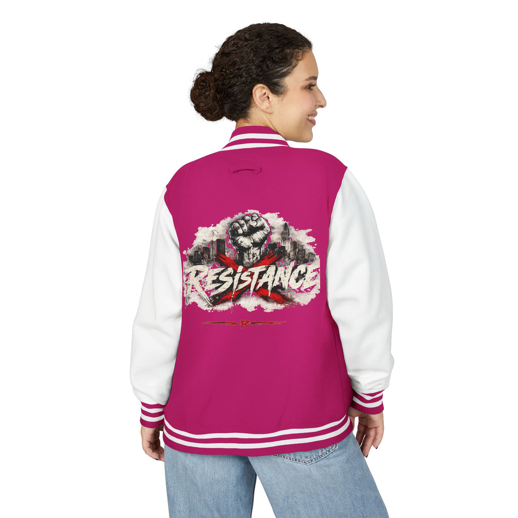 Resistance Varsity Jacket — styled photo, view 12