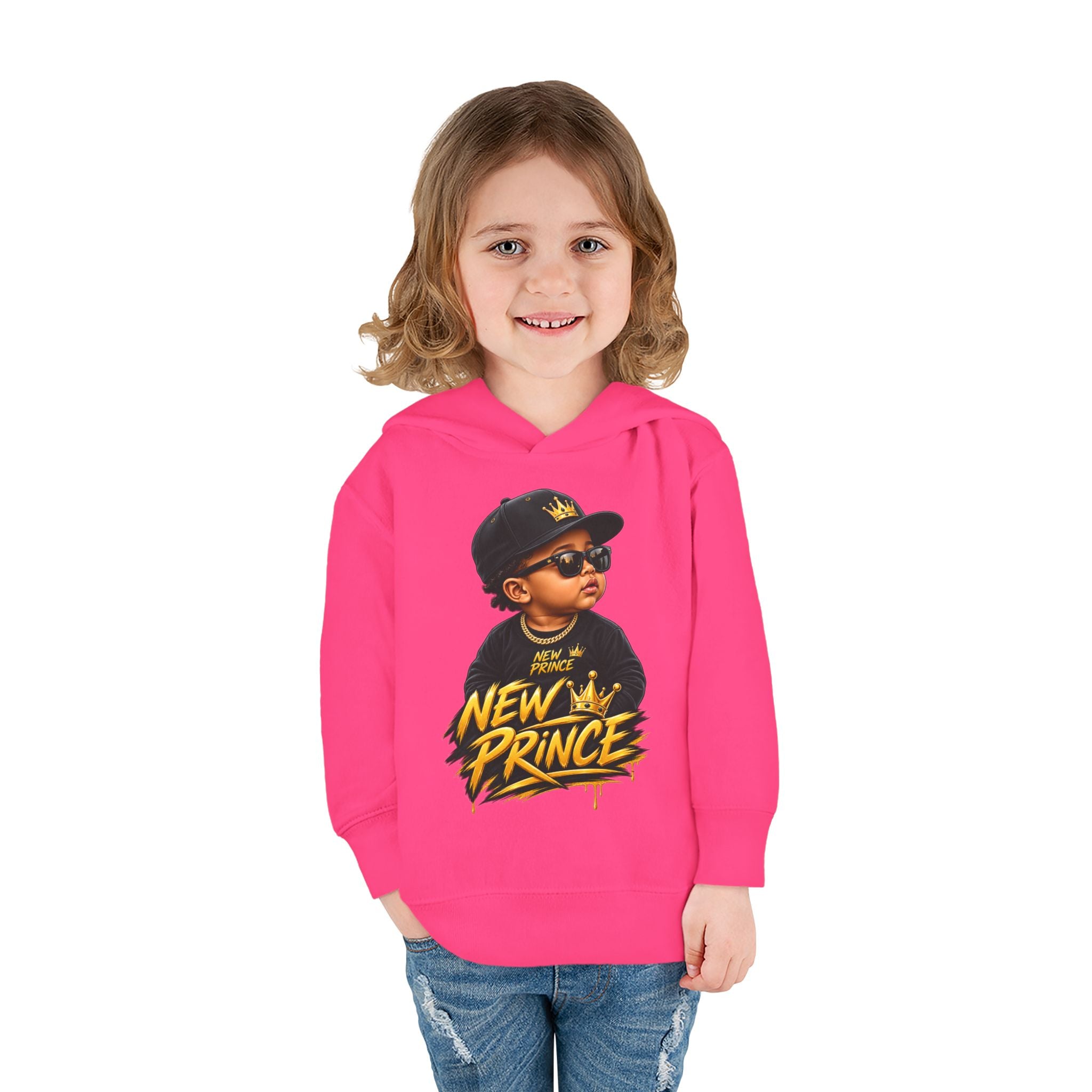 New Prince Toddler Pullover Fleece Hoodie