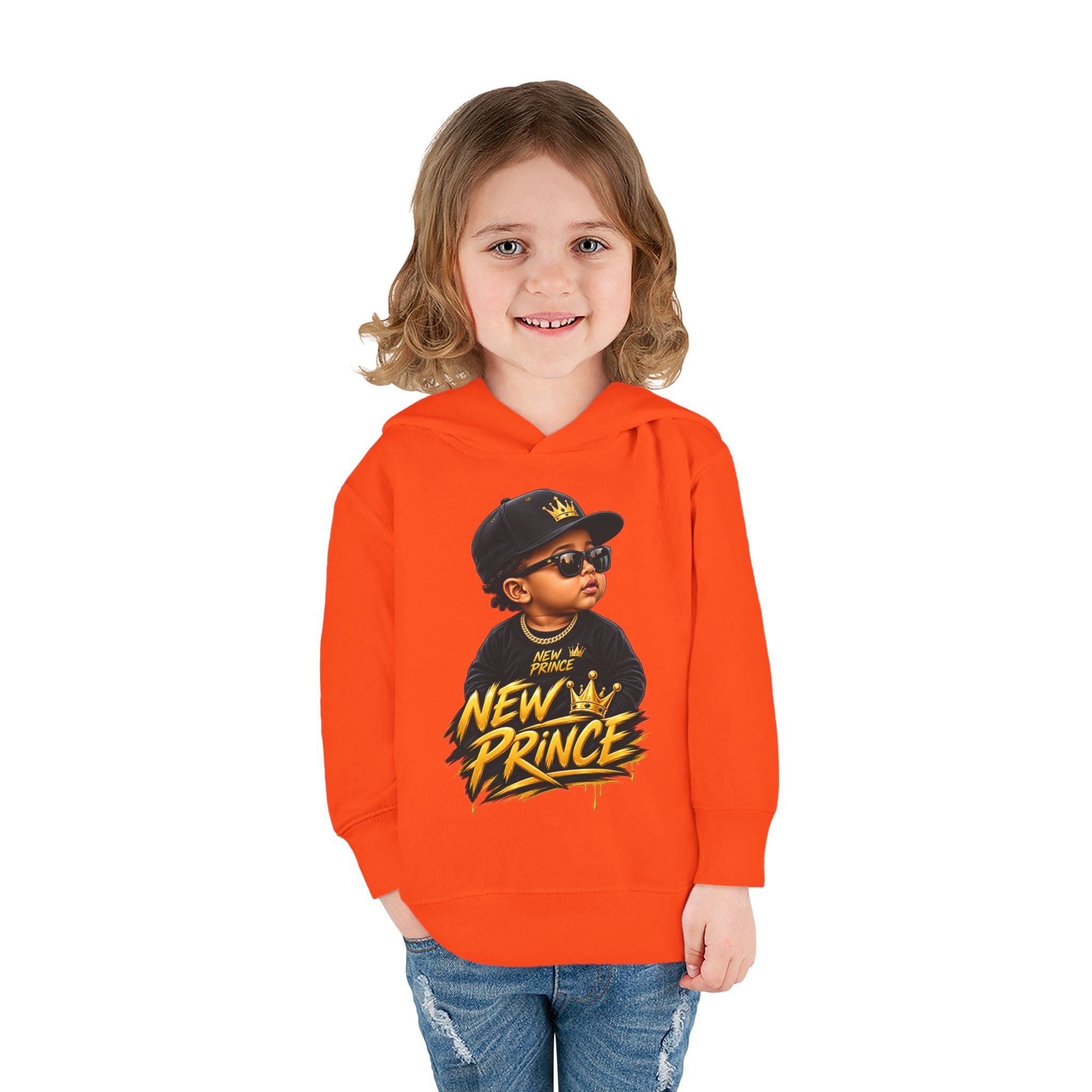 New Prince Toddler Pullover Fleece Hoodie