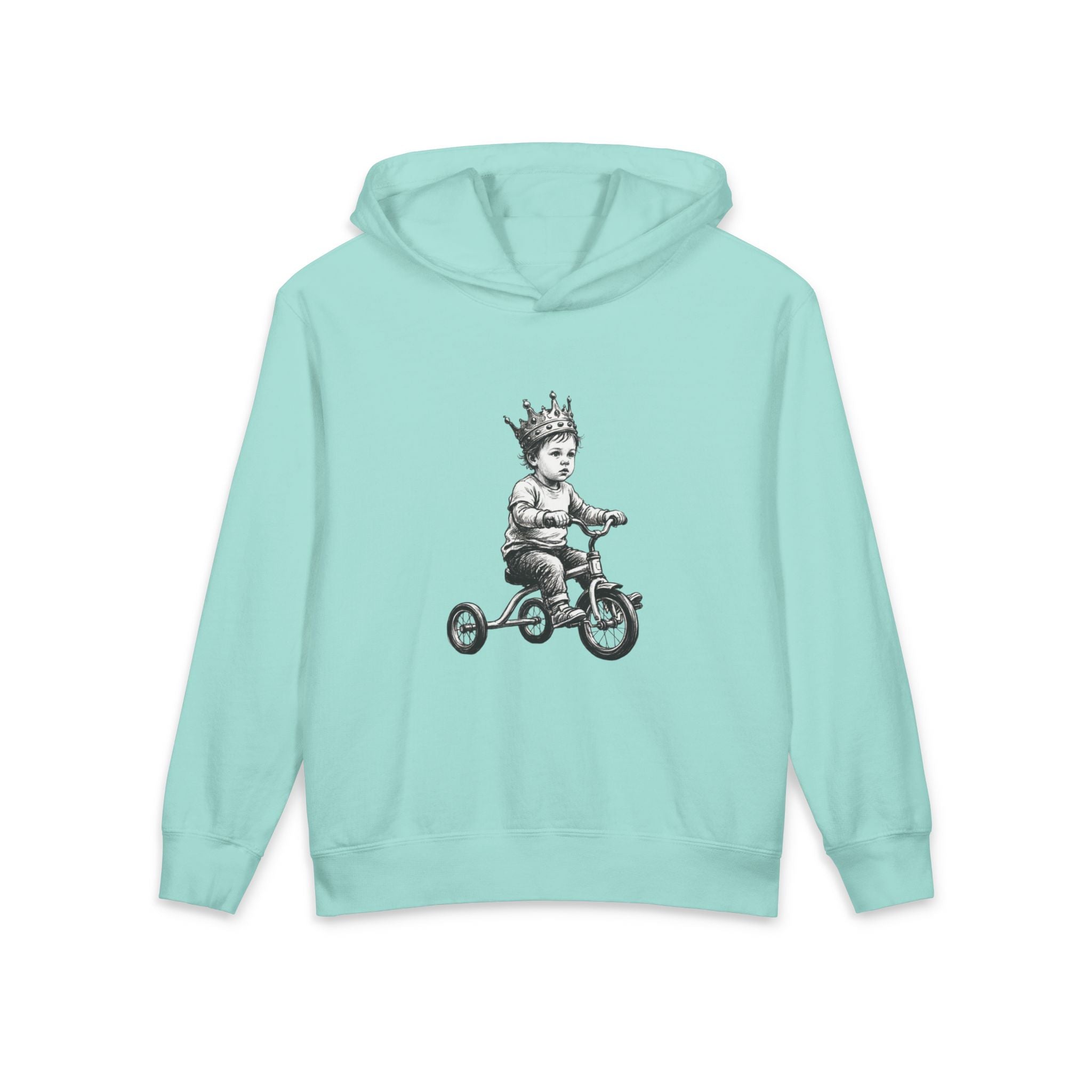 New Prince Youth Hoodie — tricycle graphic detail