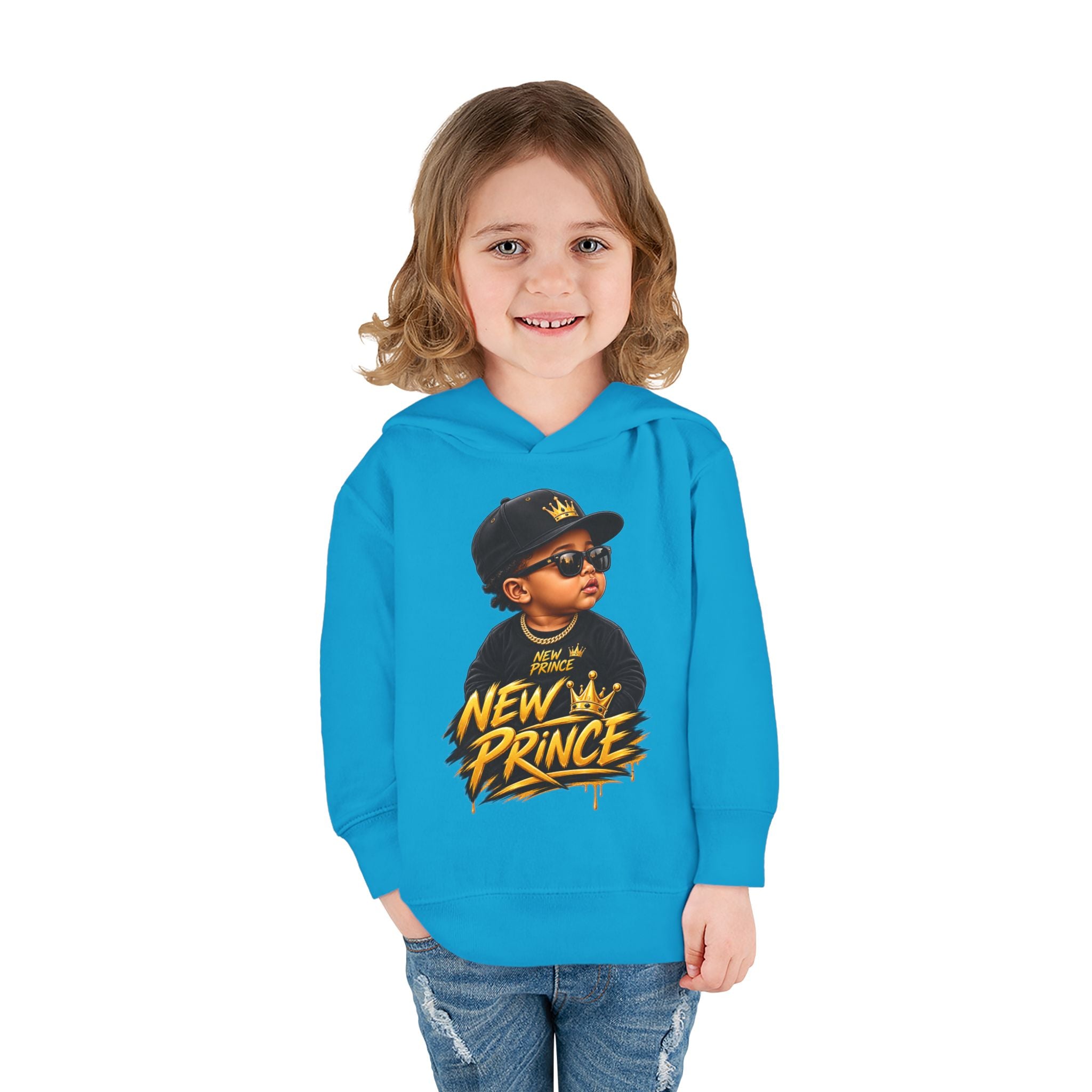 New Prince Toddler Pullover Fleece Hoodie