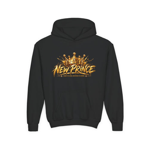 "New Prince" Crown Graphic Kids' Pullover