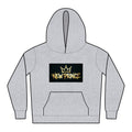 "New Prince" Hoodie — Black Relaxed for Boys, back view