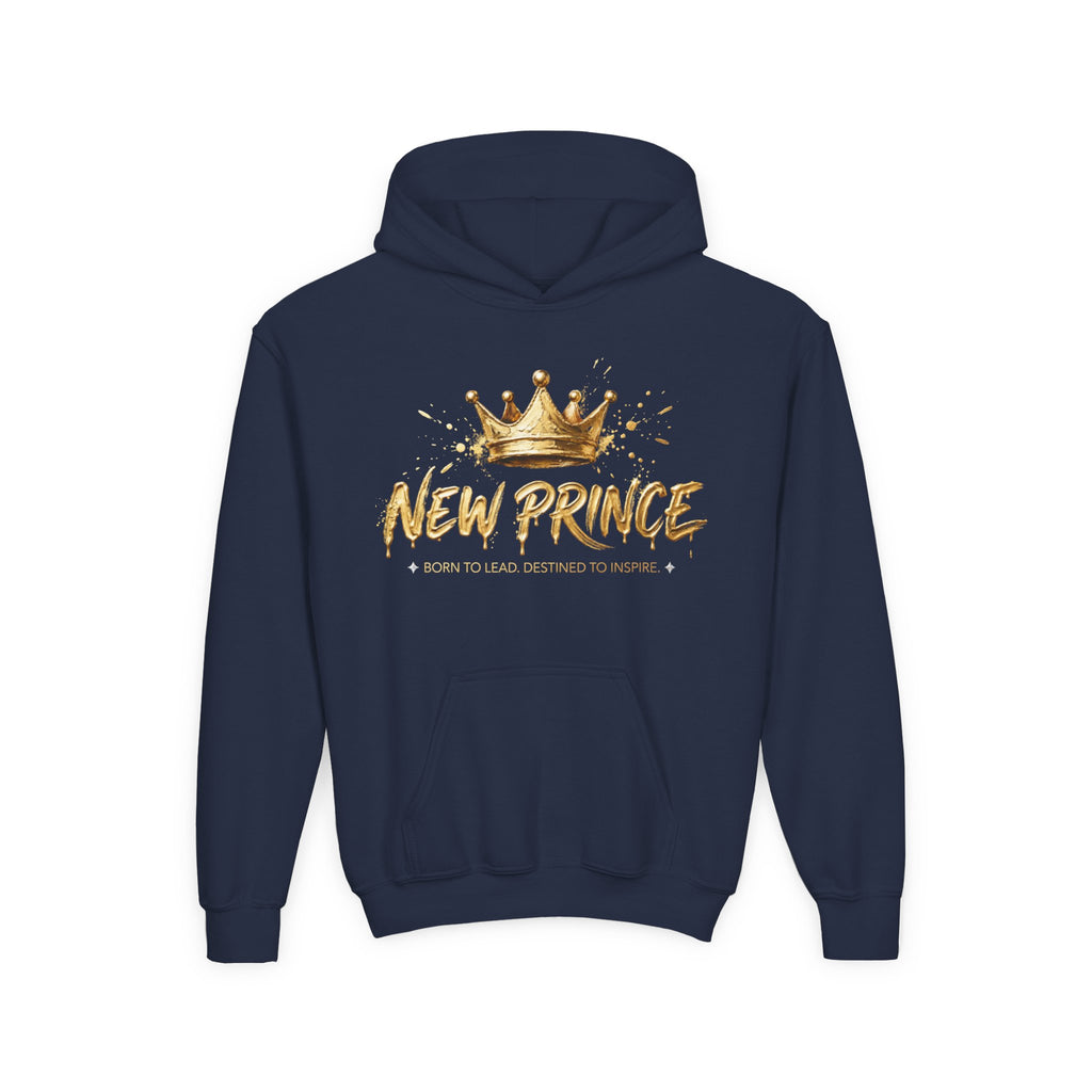 "New Prince" Crown Graphic Kids' Pullover — side view