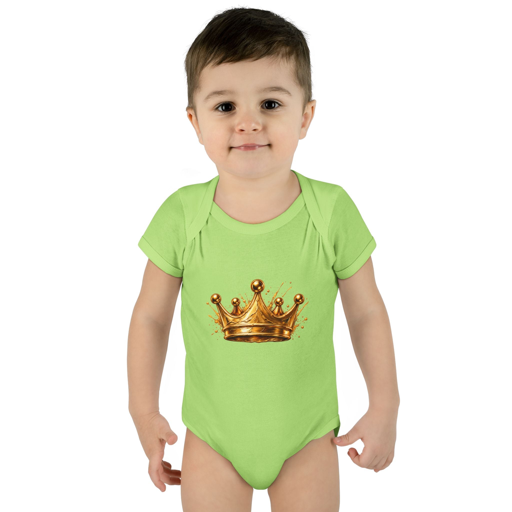 New Prince Baby Bodysuit — Infant Rib Onesie