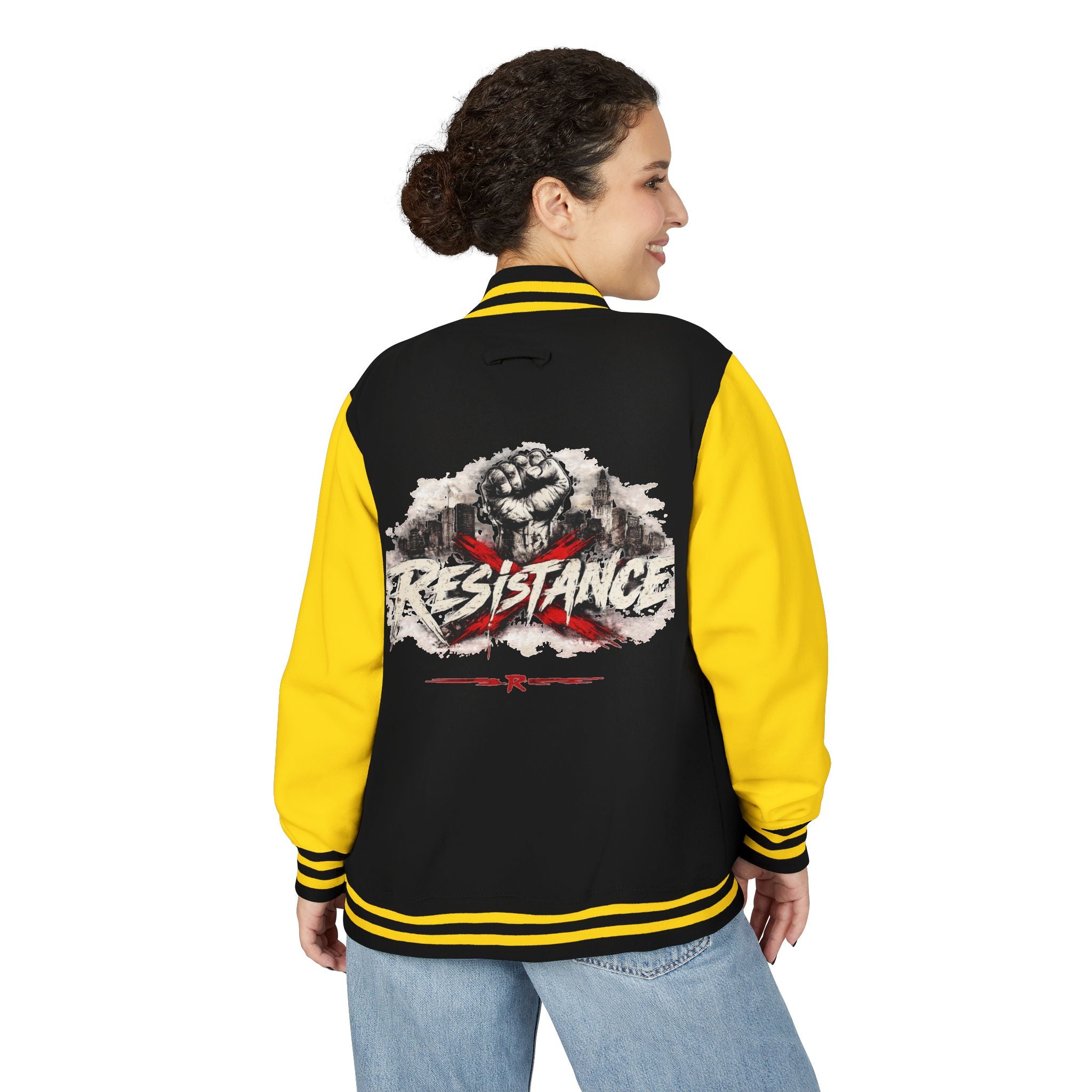 Resistance Varsity Jacket — styled photo, view 26