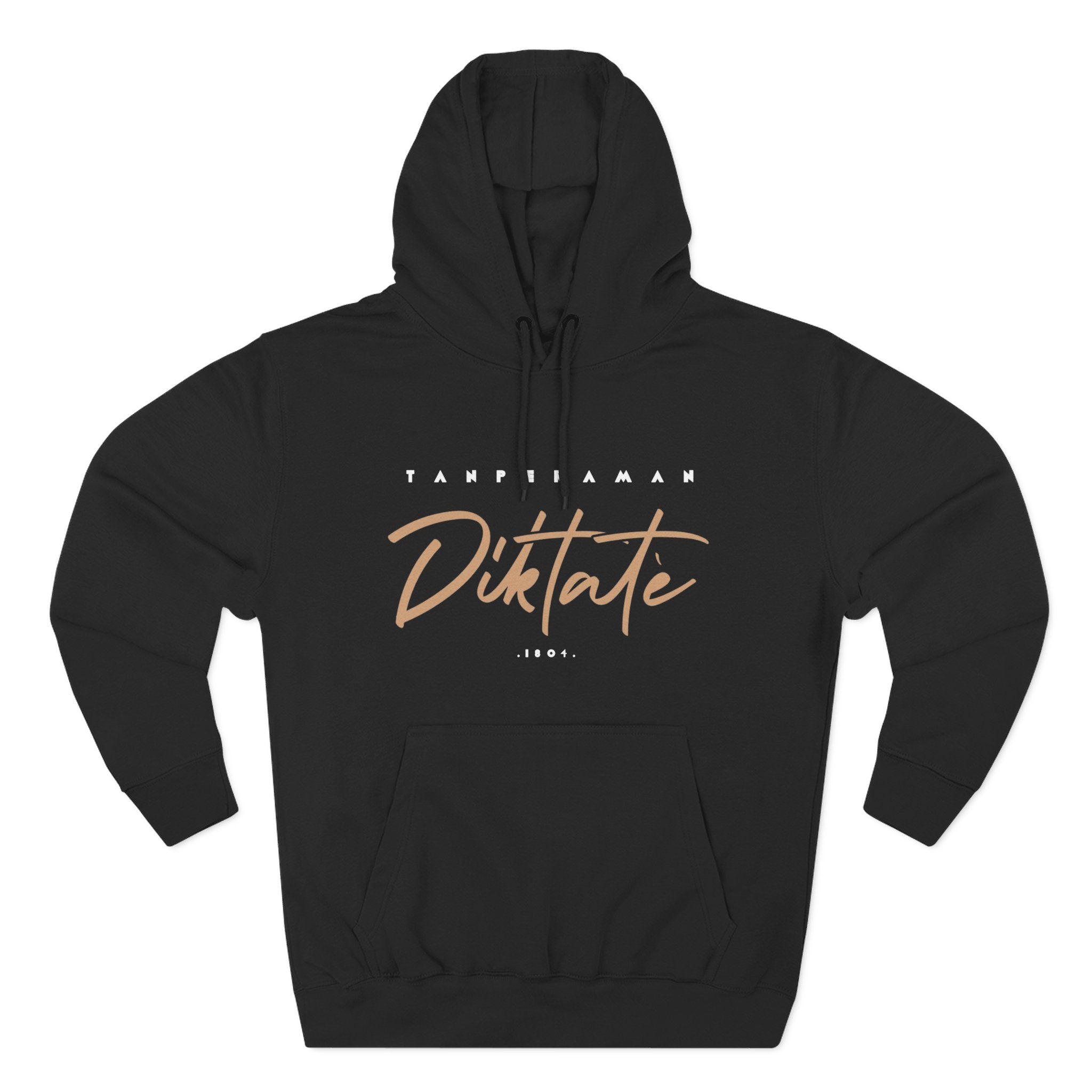 Three-Panel Fleece Hoodie — front view
