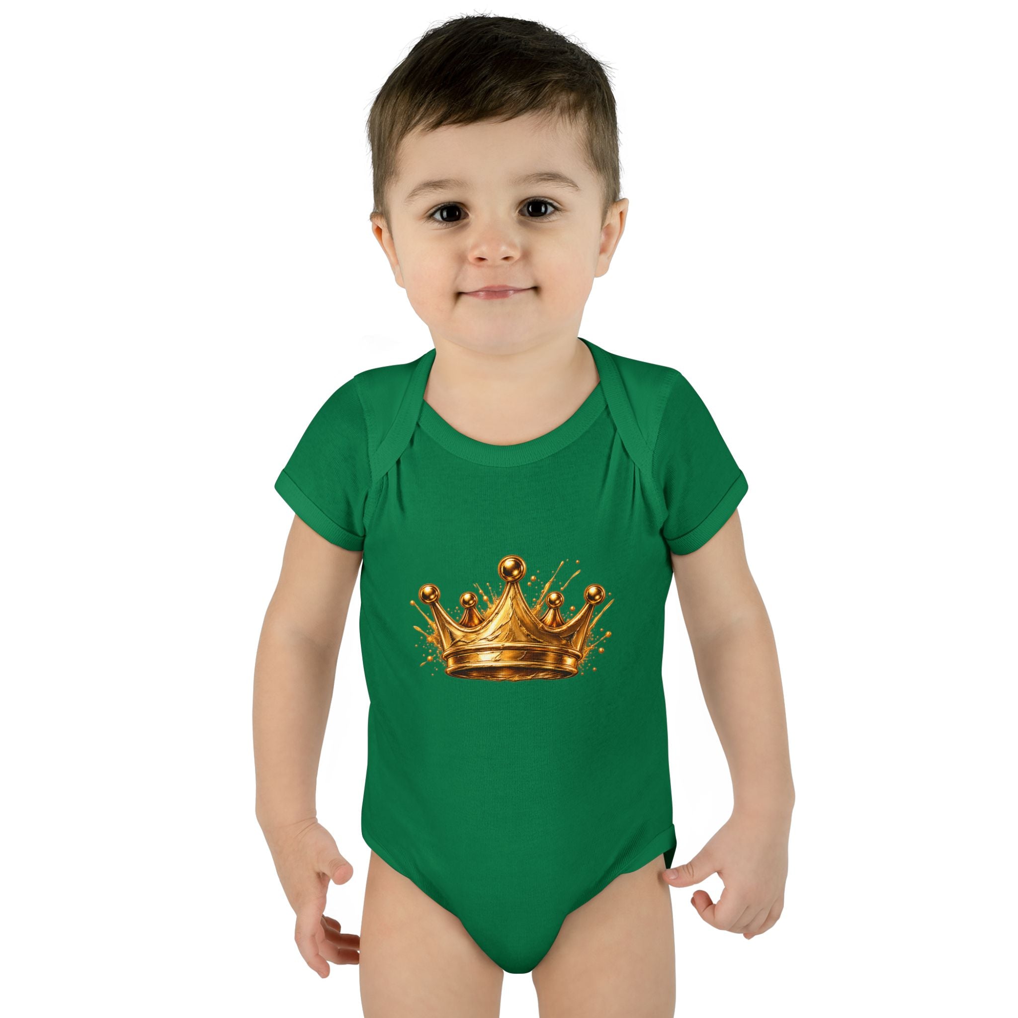 New Prince Baby Bodysuit — Infant Rib Onesie