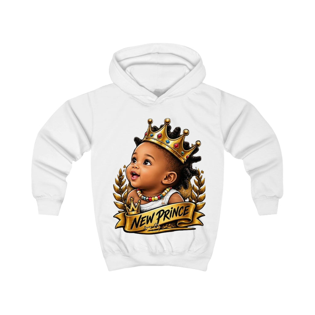 New Prince Kids Hoodie - Cute Crowned Baby Graphic Sweatshirt for Toddlers