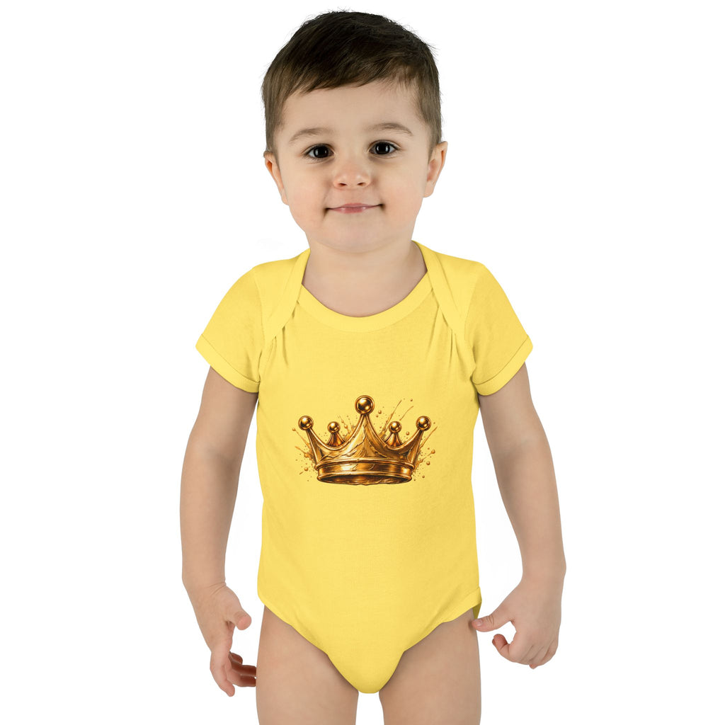 New Prince Baby Bodysuit — Infant Rib Onesie