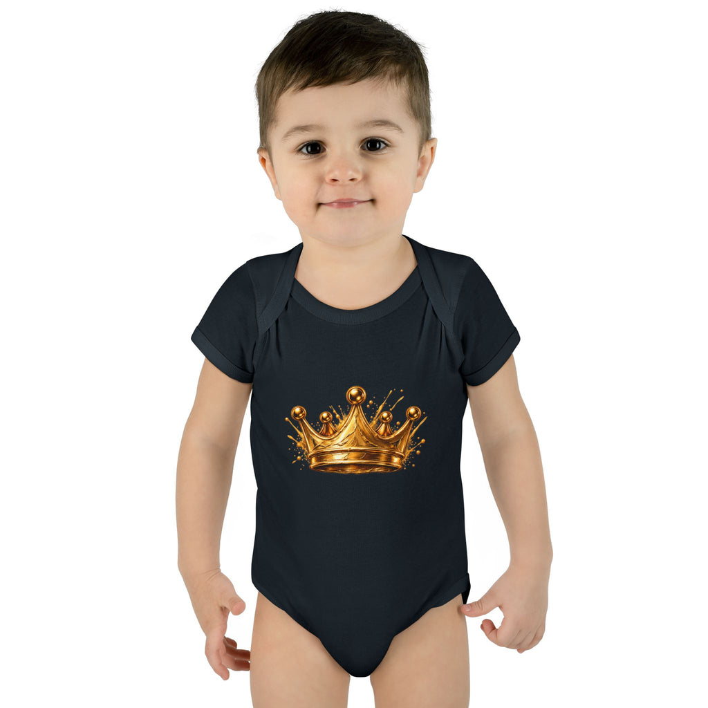 New Prince Baby Bodysuit — Infant Rib Onesie