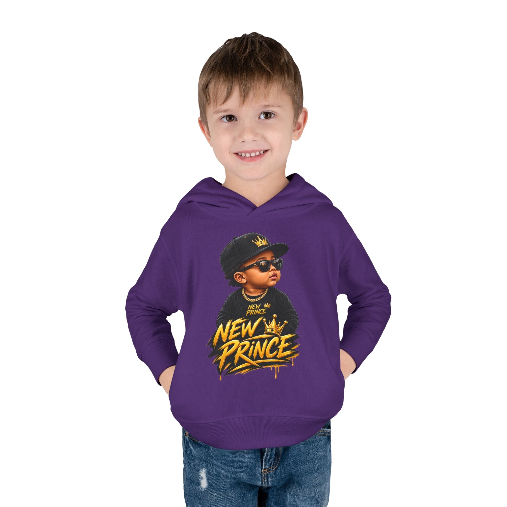 New Prince Toddler Pullover Fleece Hoodie