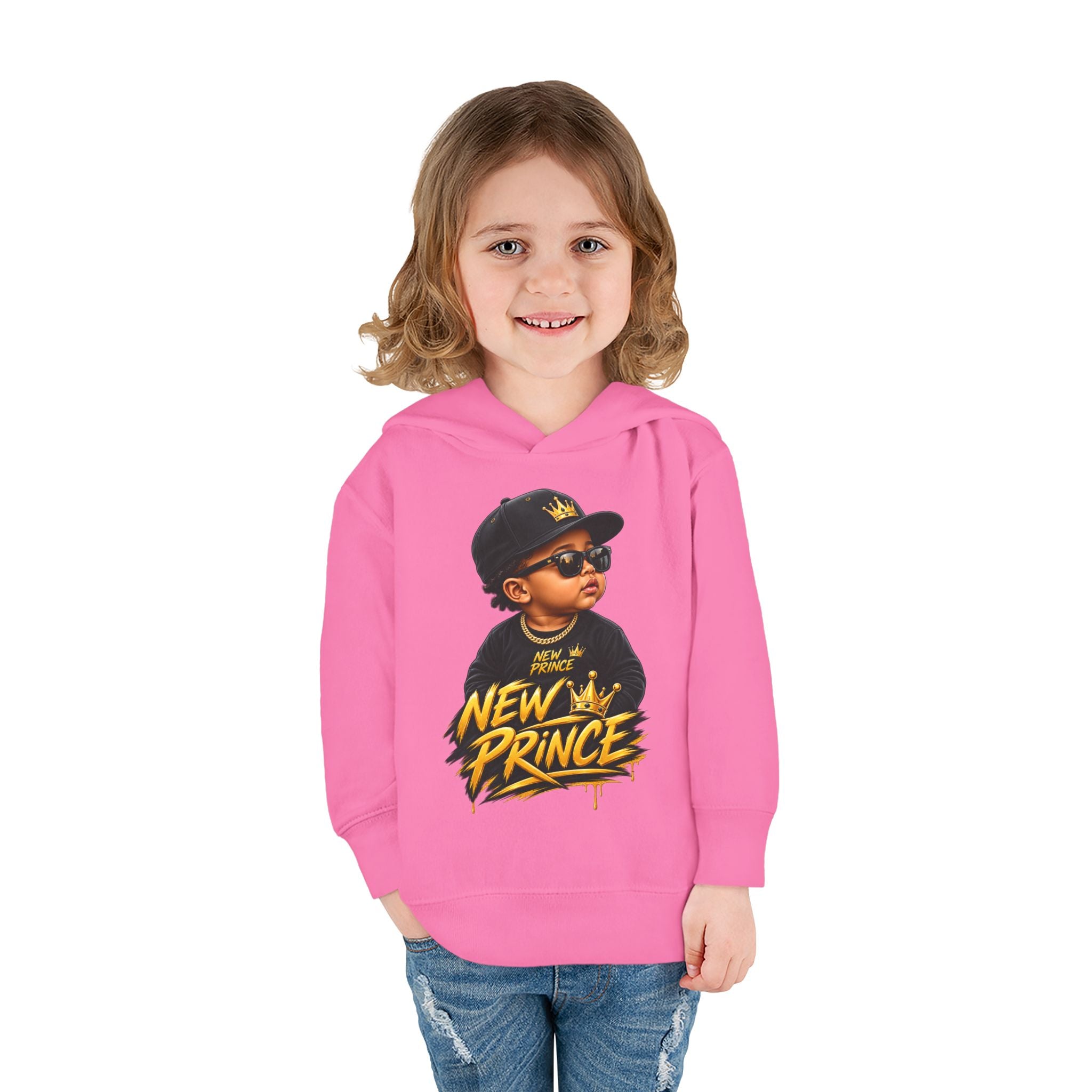 New Prince Toddler Pullover Fleece Hoodie
