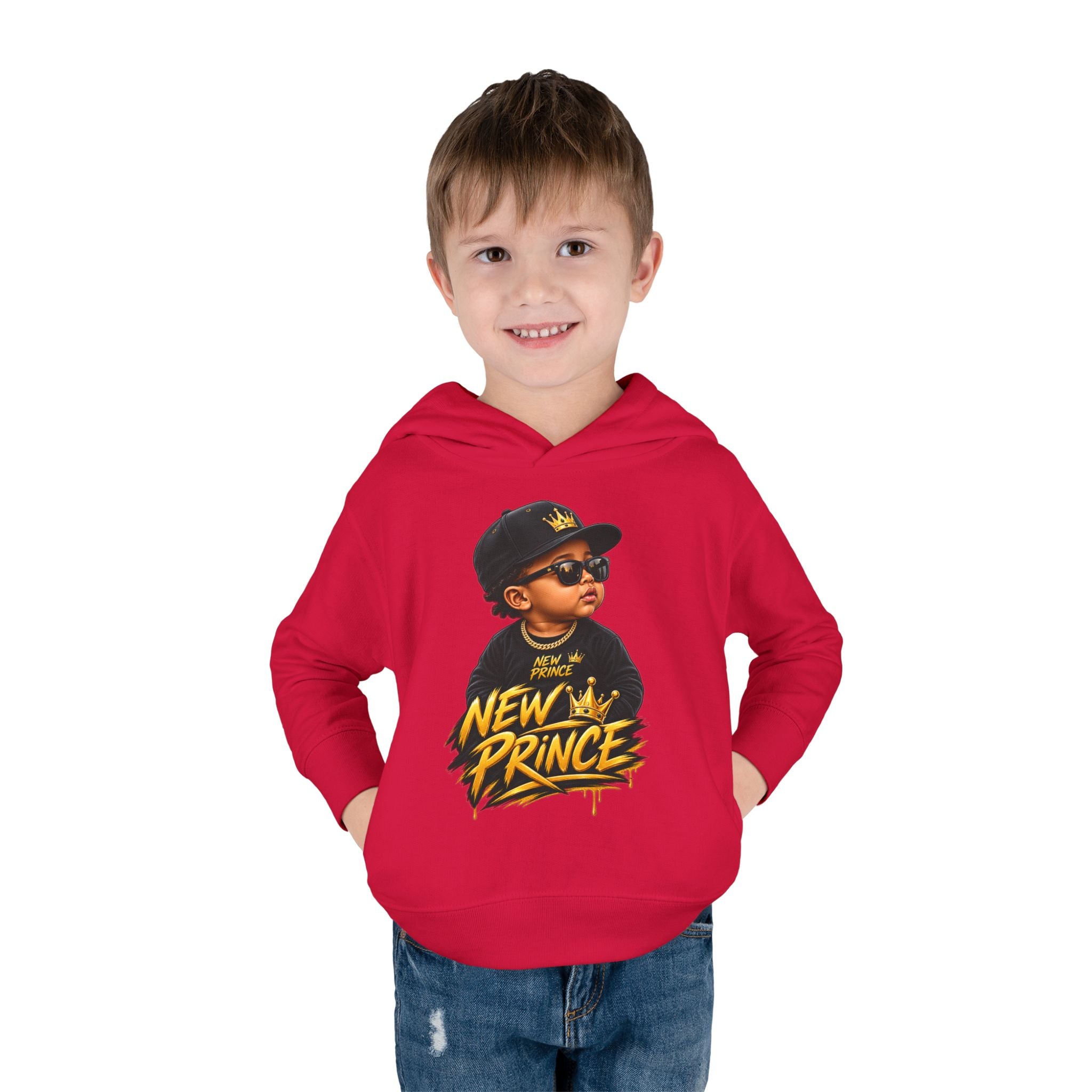 New Prince Toddler Pullover Fleece Hoodie