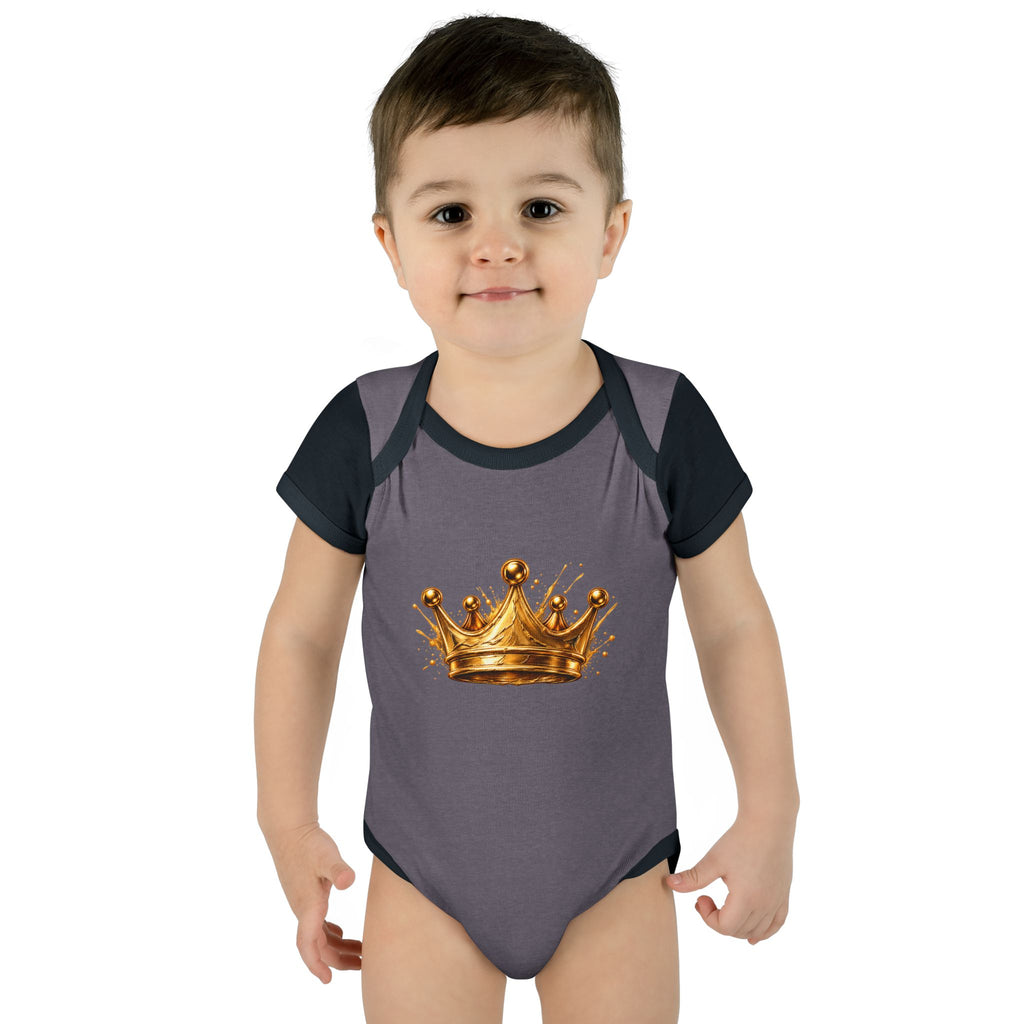 New Prince Baby Bodysuit — Infant Rib Onesie