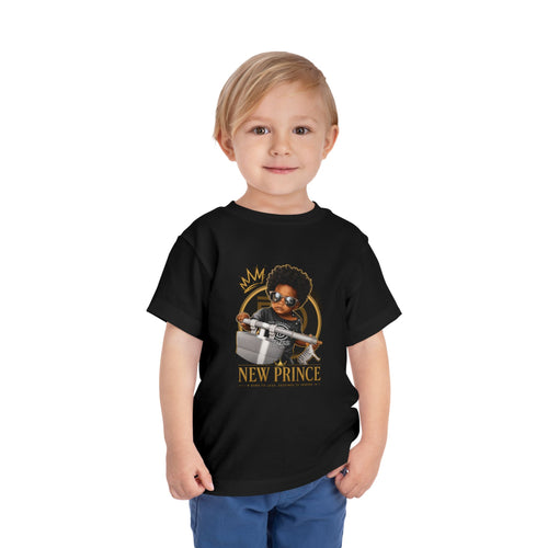 "New Prince" Afro Baby Shirt — back view