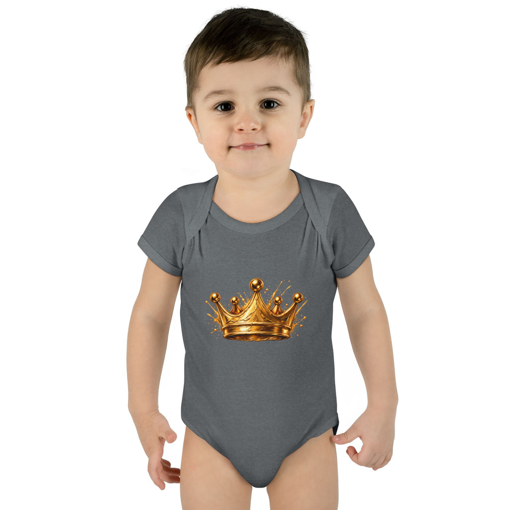 New Prince Baby Bodysuit — Infant Rib Onesie
