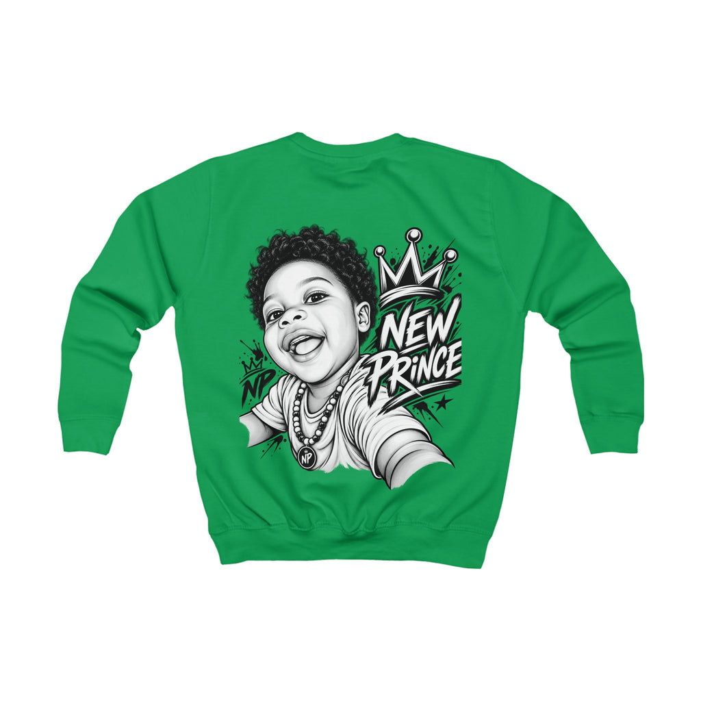 New Prince Kids Sweatshirt — Crown Graphic Crewneck