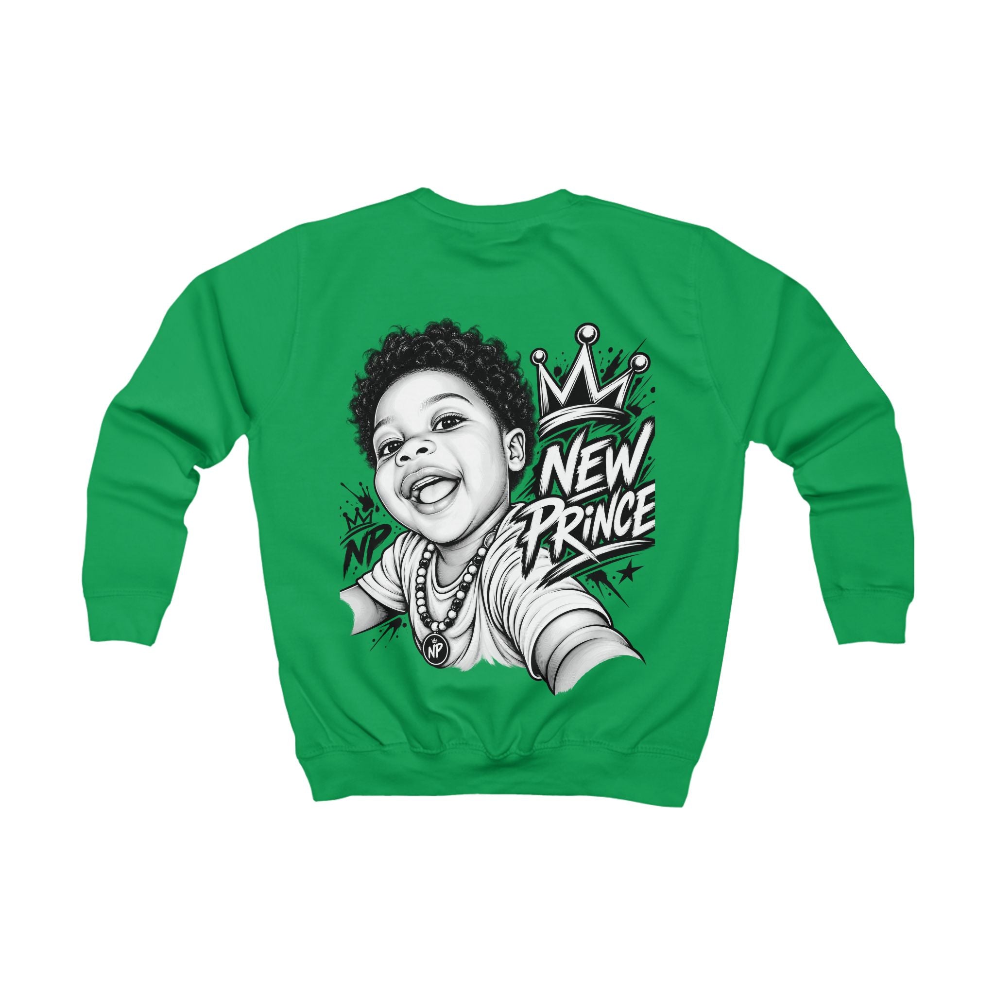 New Prince Kids Sweatshirt — Crown Graphic Crewneck